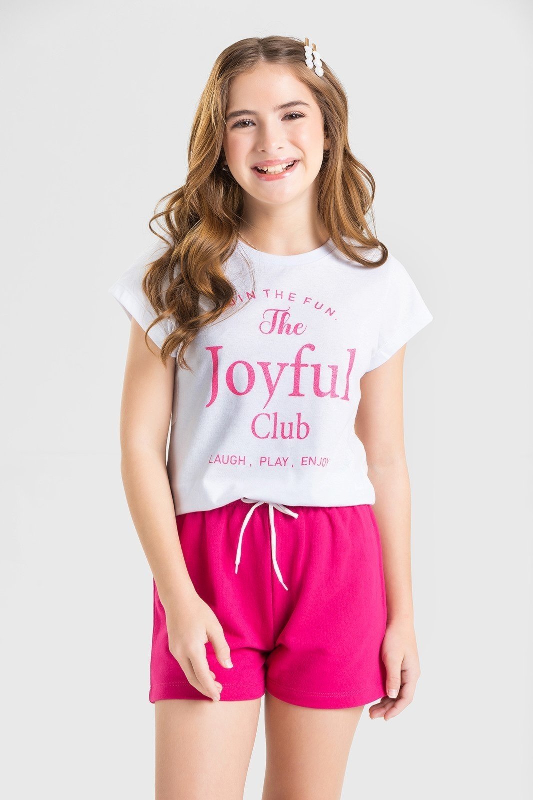 Infantil - Conjunto Juvenil Verão Feminino Joyful Club