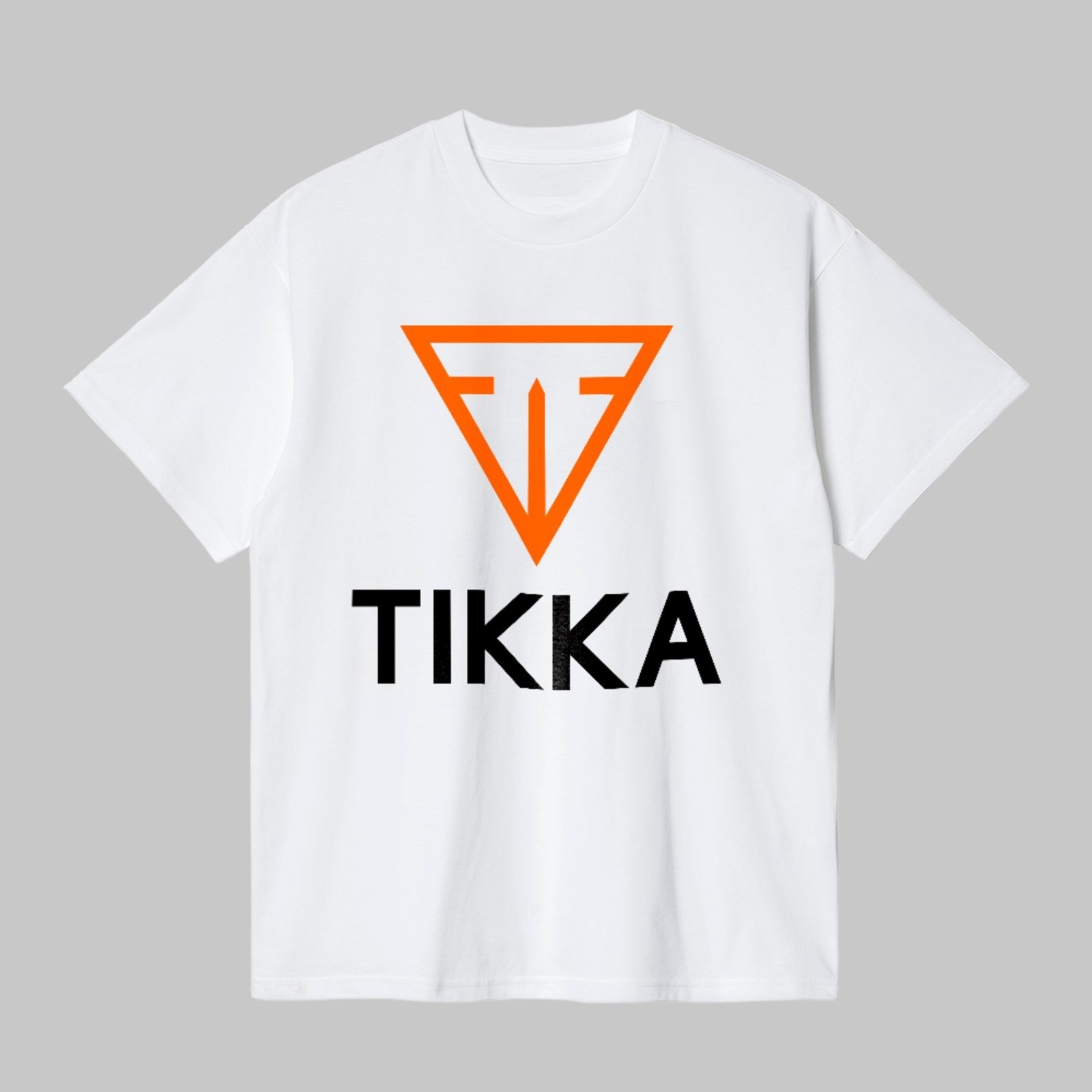 Camiseta Básica Tikka Design Minimal Streetwear Premium Branco