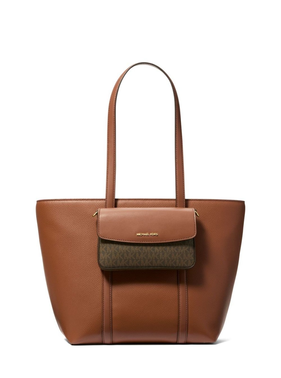Vista 2 Bolsa Tote Jet Set Grande De Couro 35S5gtvt3l230 marrom marrom