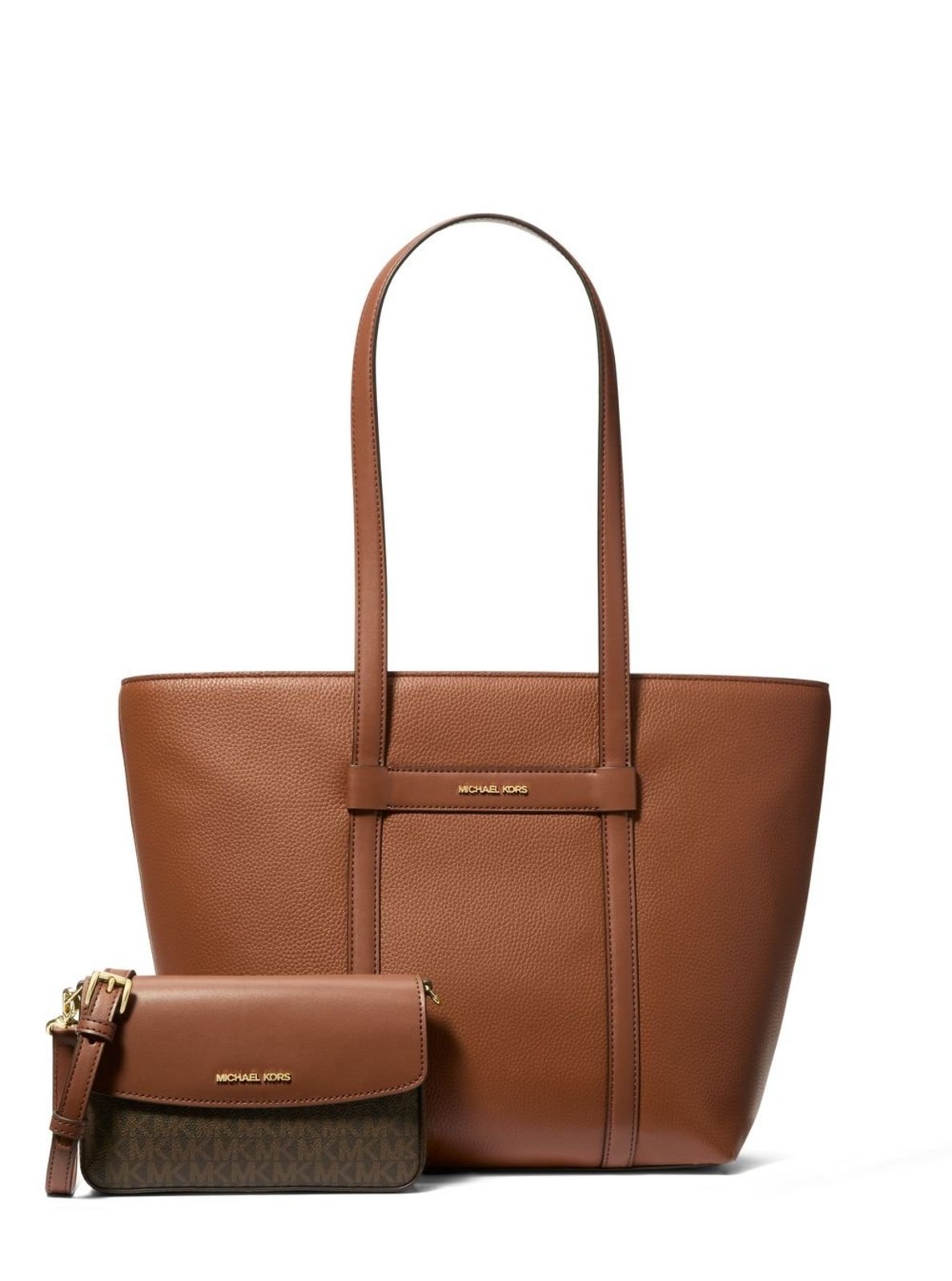 Vista 3 Bolsa Tote Jet Set Grande De Couro 35S5gtvt3l230 marrom marrom