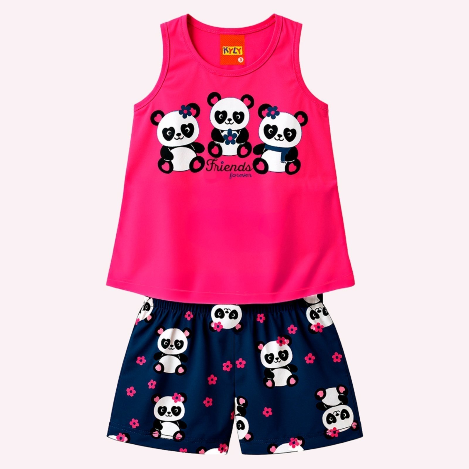 Infantil - Conjunto Menina Ursinhos Kyly