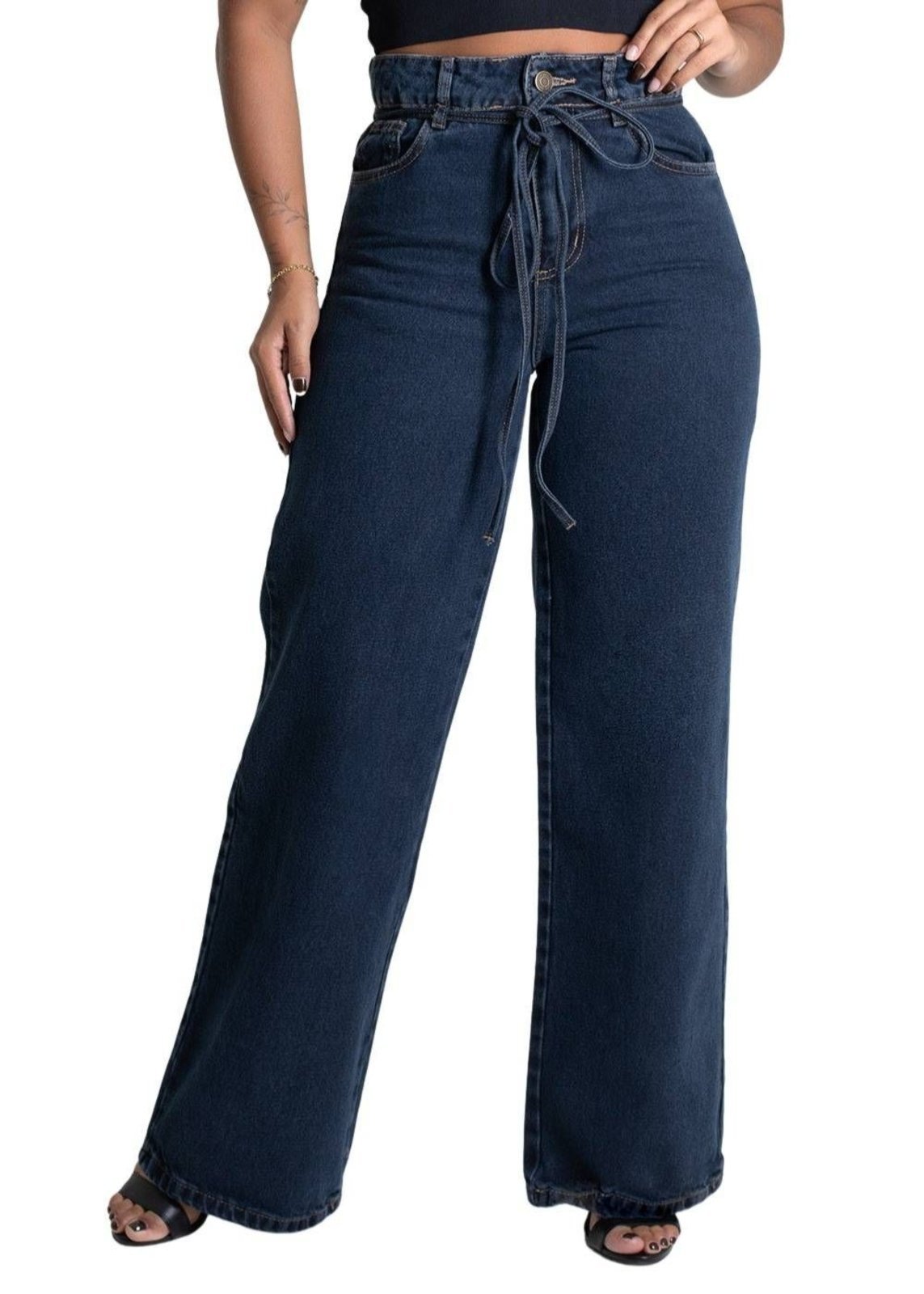 Calça Jeans Sawary Wide Leg – 279431 – Azul – Sawary