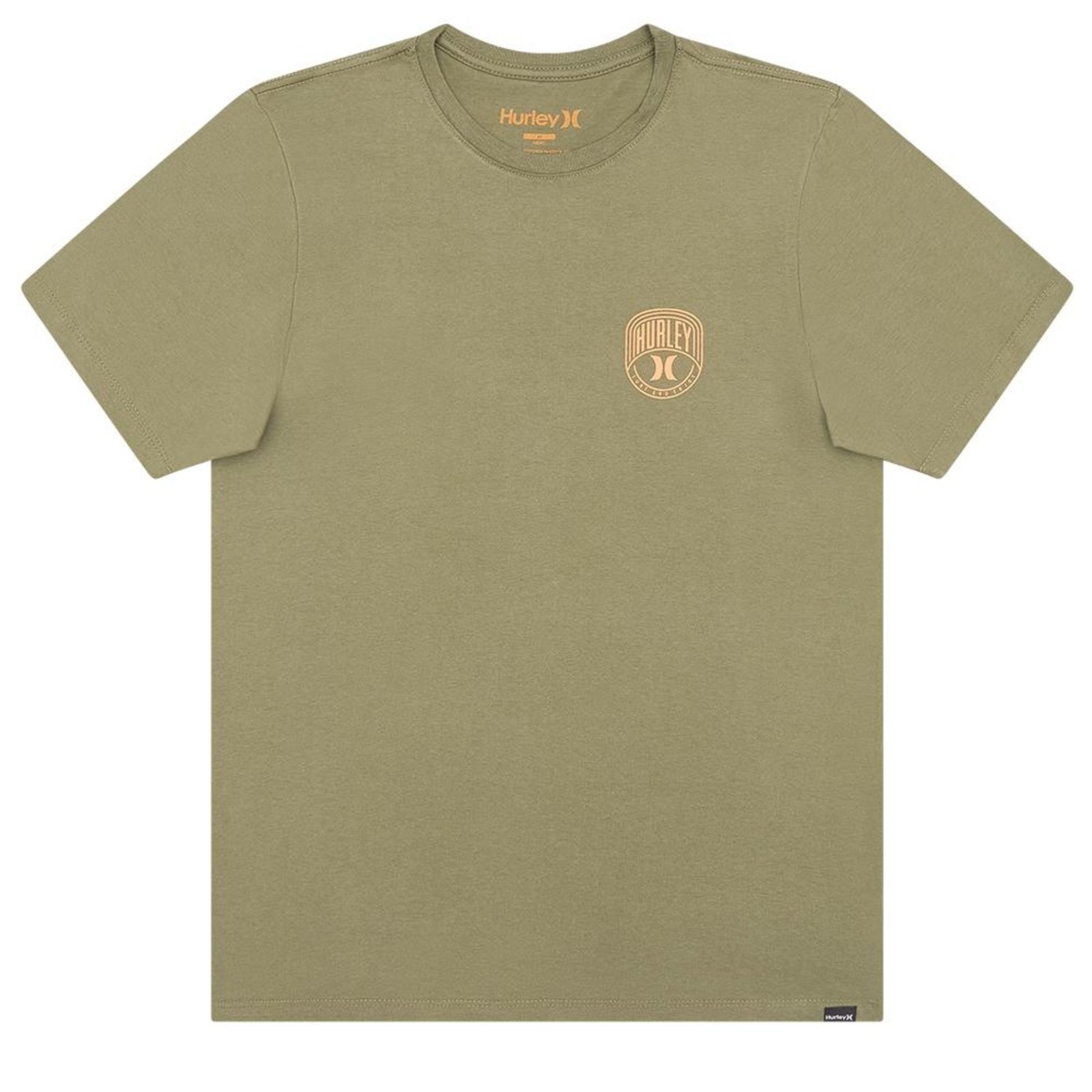 Camiseta Hurley Escudo WT25 Masculina Militar