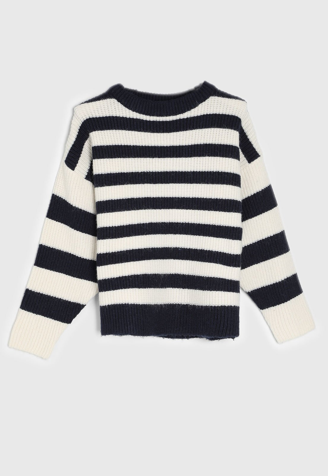 Infantil – Suéter Name It Tricot Listras Preto