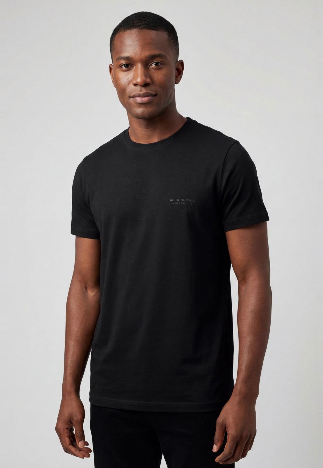 Camiseta Masculina Aeropostale Decote Redondo Preta