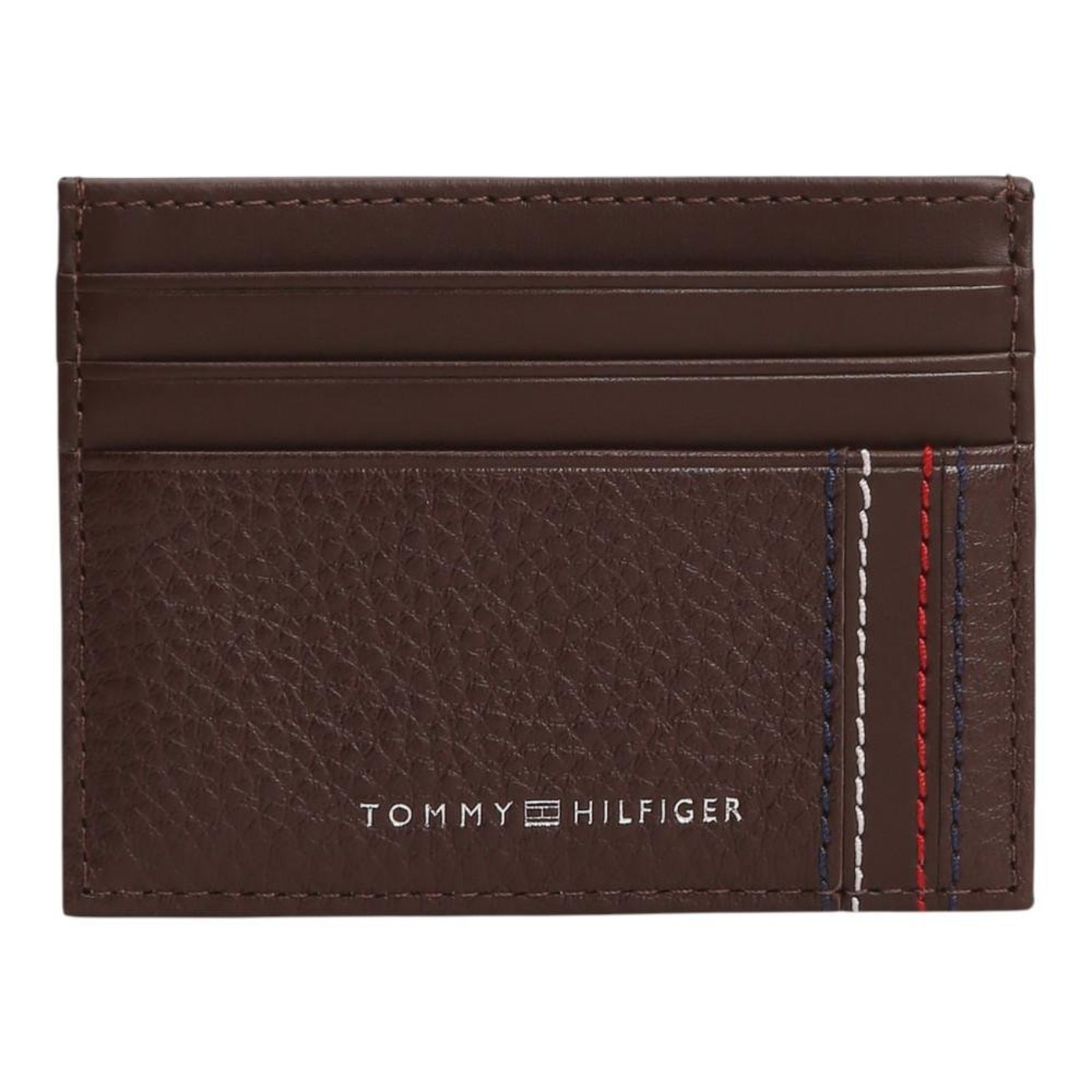 Carteira Tommy Hilfiger Central Credit Card Holder Marrom