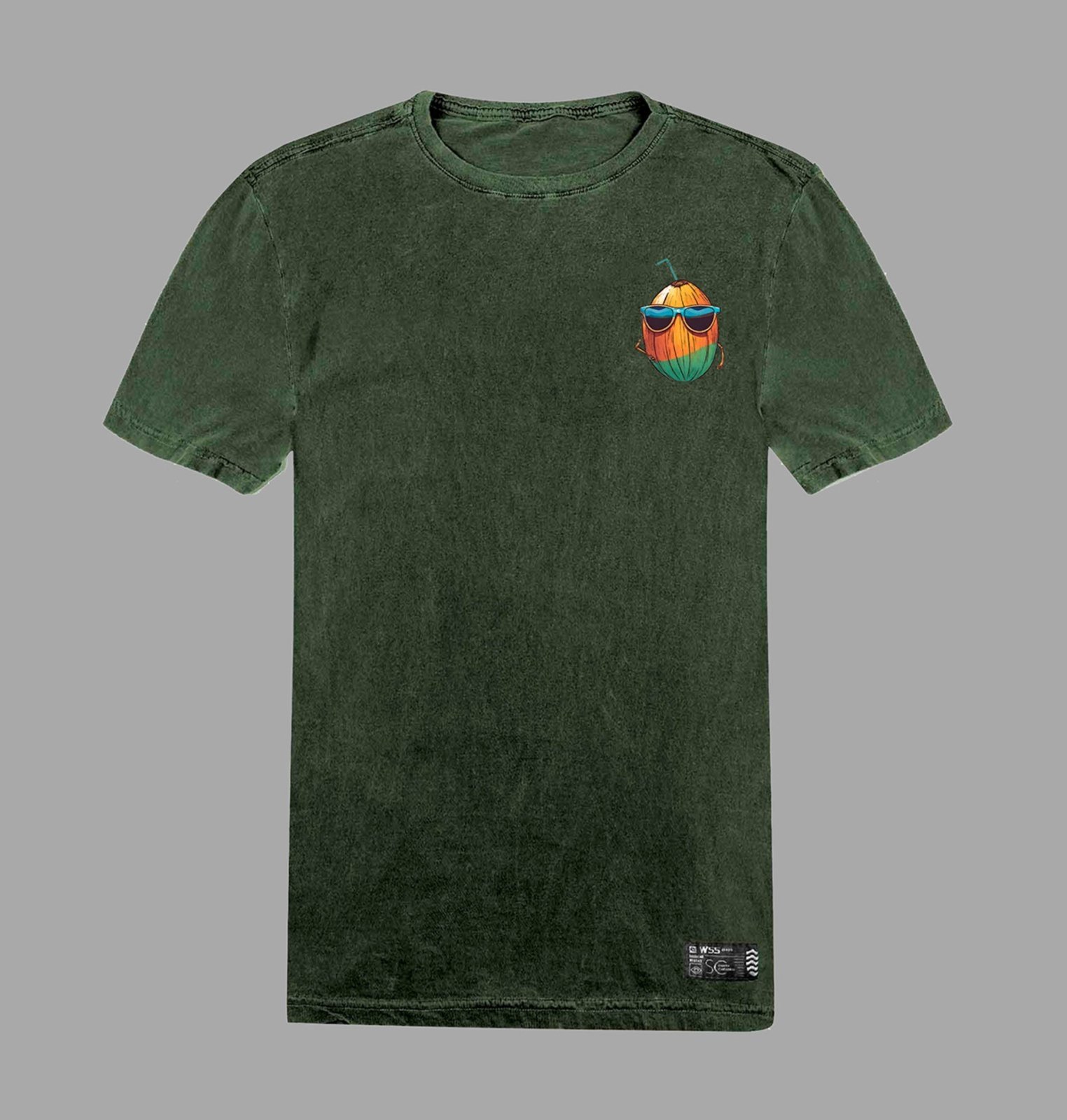 Camiseta Masculina Estonada Funny Prime WSS Verde
