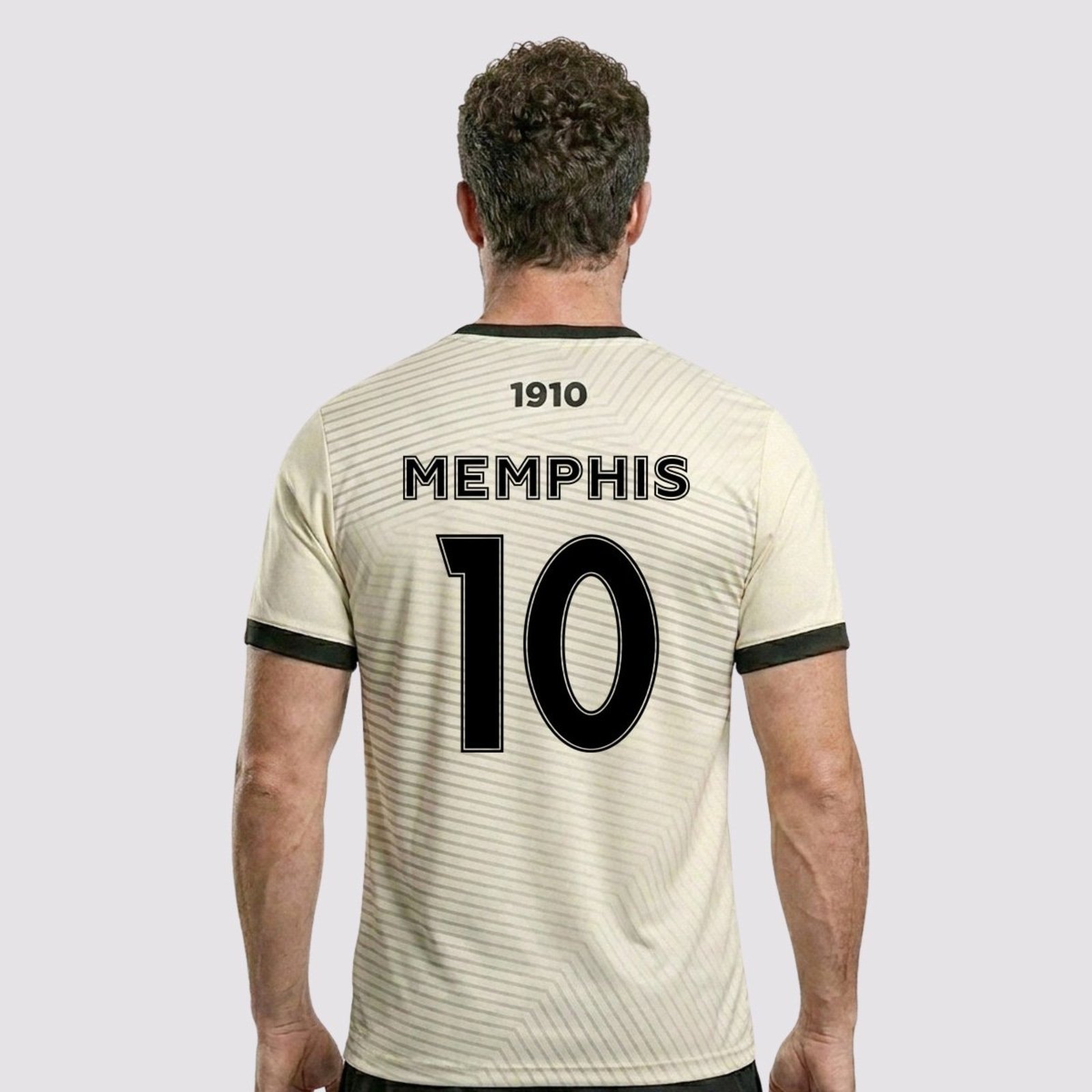 Camisa Corinthians Dry Sublimada Off White 10 Memphis