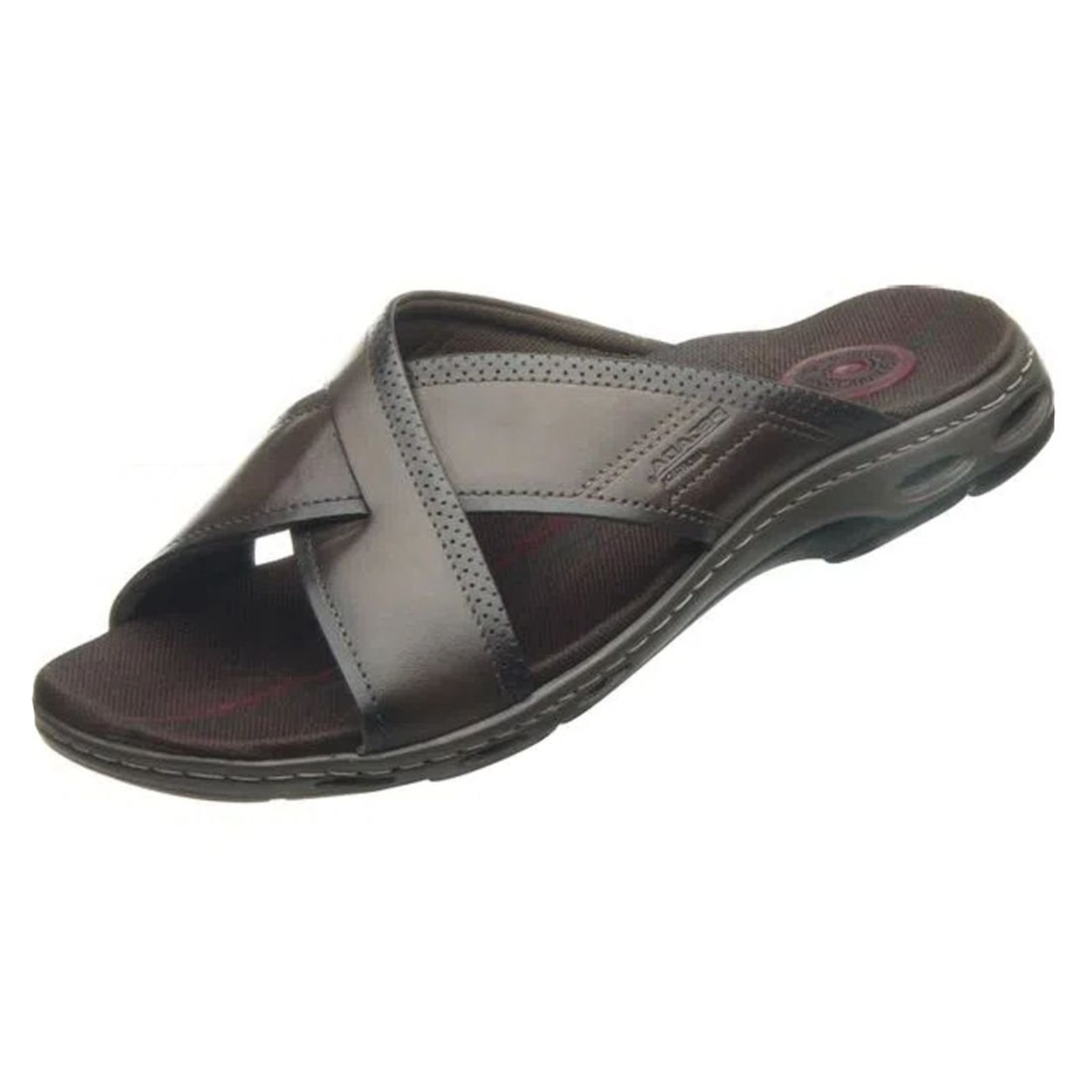 Chinelo Masculino Conforto Couro Pegada 530642