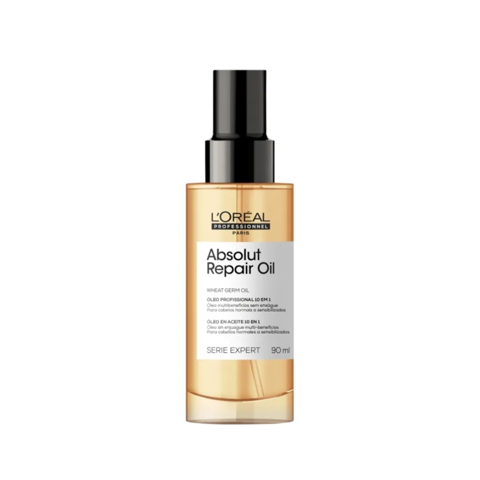 Vista 2 L'Oréal Professionnel Serie Expert Absolut Repair 10 em 1 - Óleo Reparador Loreal amarelo Loreal amarelo