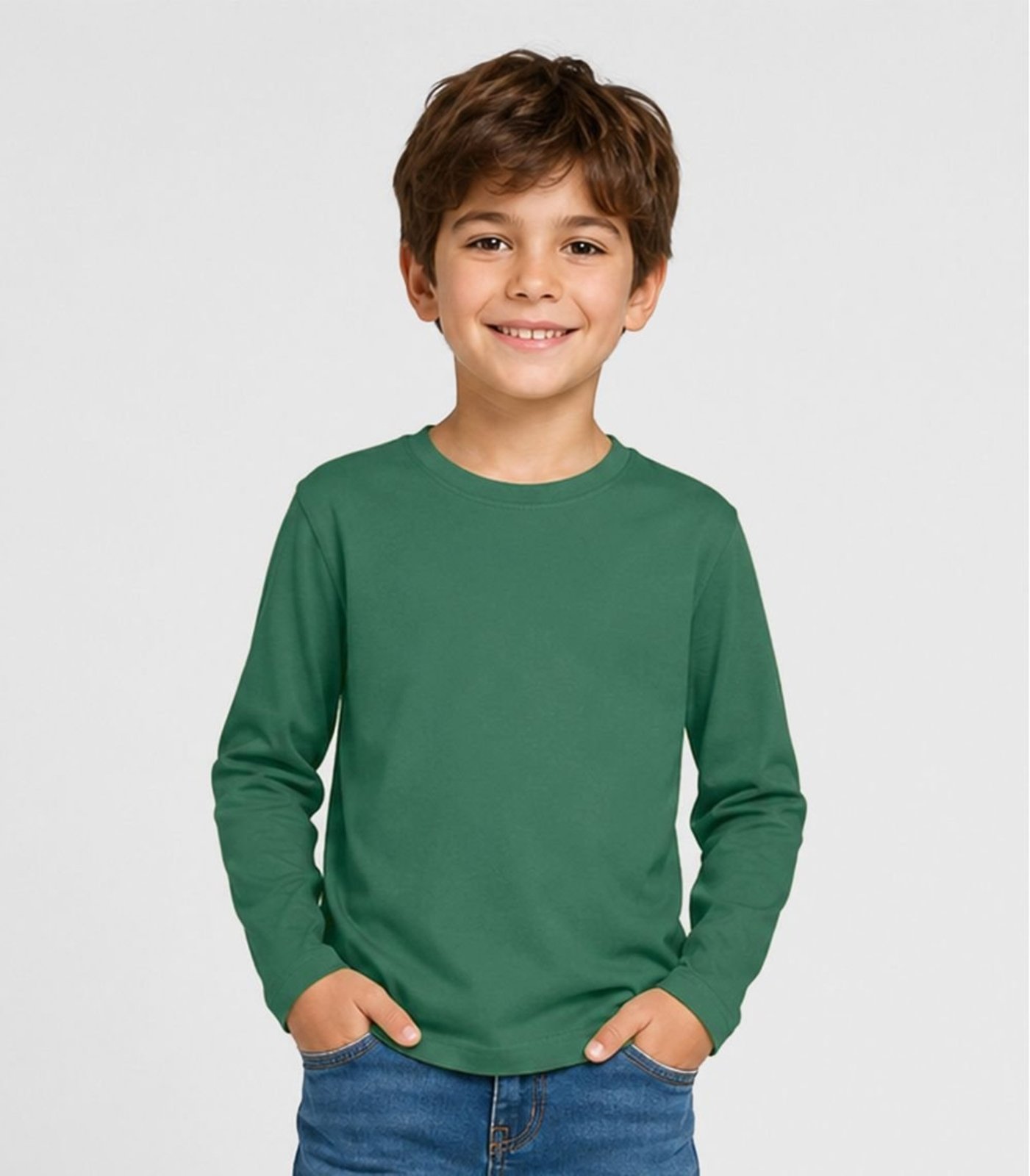 Camiseta Manga Longa Masculina Select Verde
