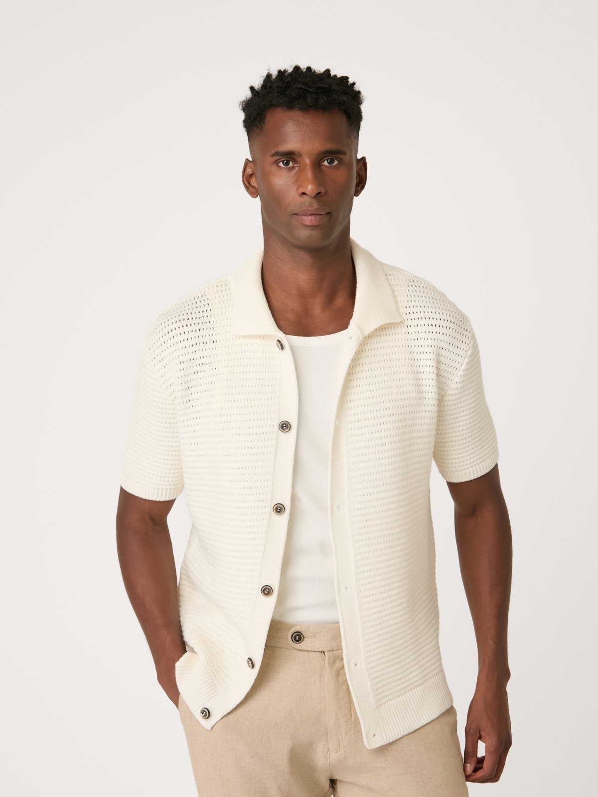 Camisa Tricot Bossa Off White