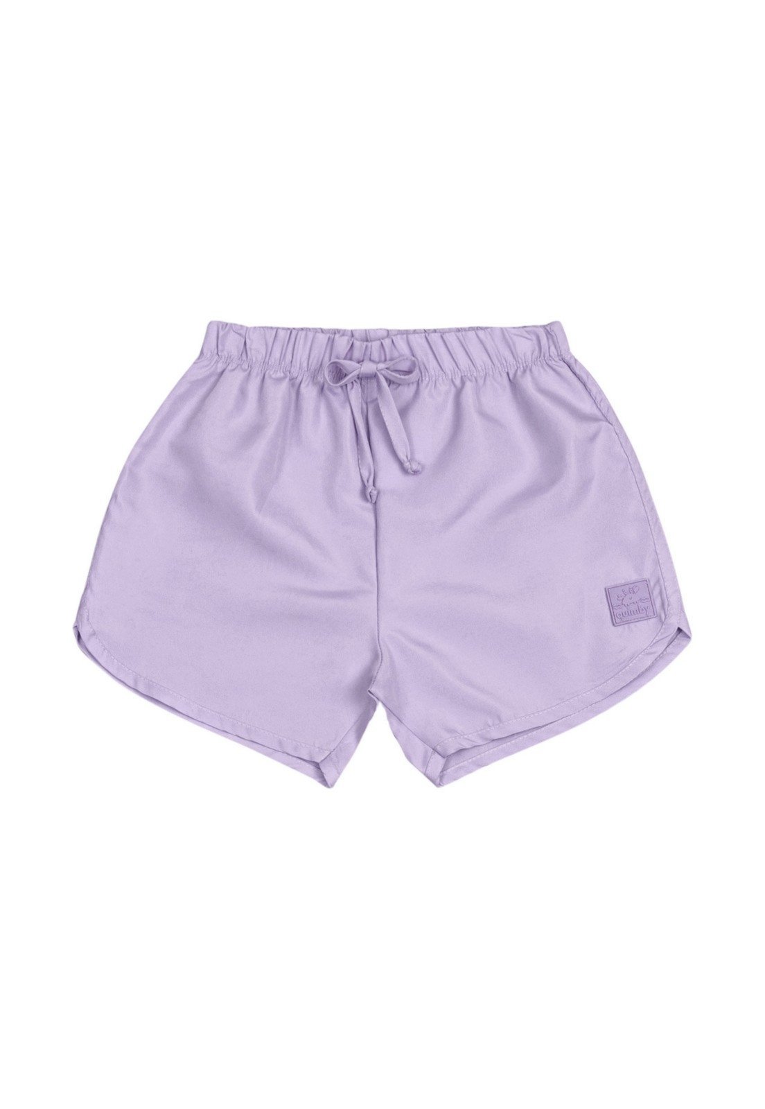 Infantil - Short em Microfibra para Menina Quimby Roxo