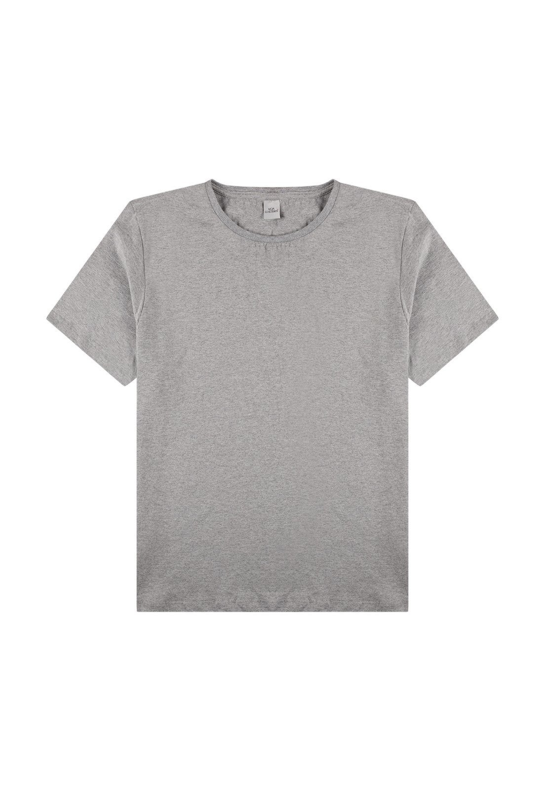 Vista 3 Camiseta Adulto Básica Mescla VIDA COSTEIRA cinza VIDA COSTEIRA cinza