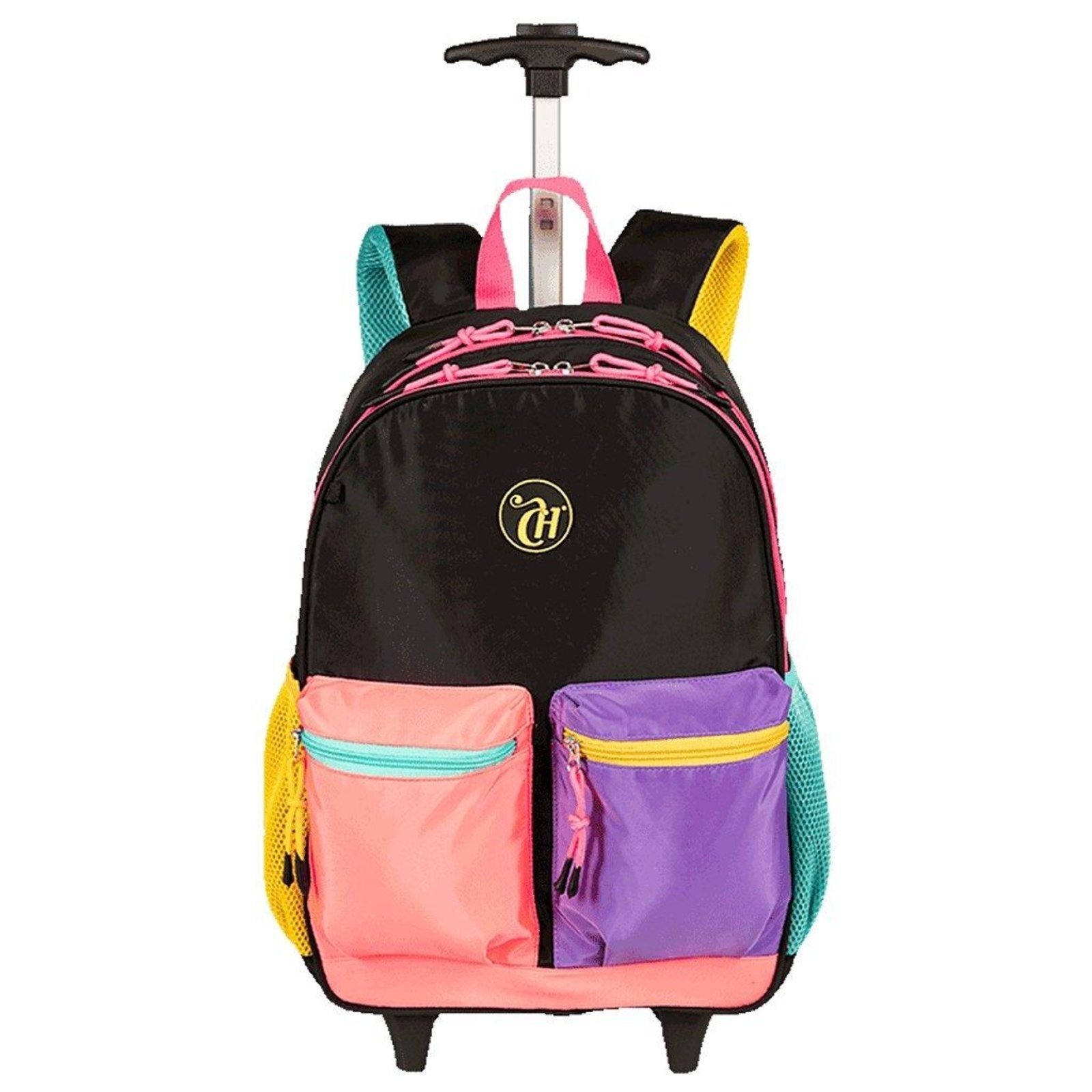 Vista 2 Infantil - Mochila com Carrinho Sestini Externo Capricho Contrast Rosa incolor rosa Sestini incolor rosa