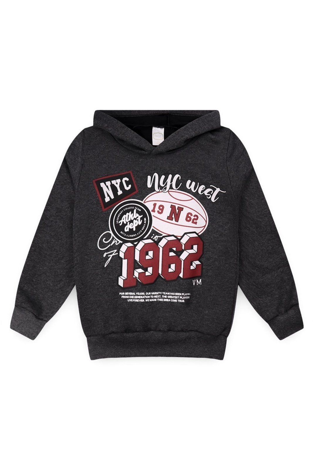 Infantil - Blusa Moletom Menino c/ Capuz NYC West