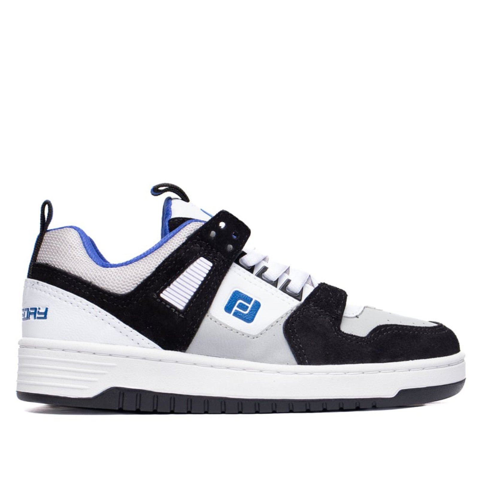 Tênis Masculino Freeday Ghetto Camurça Preto/Azul/Cinza