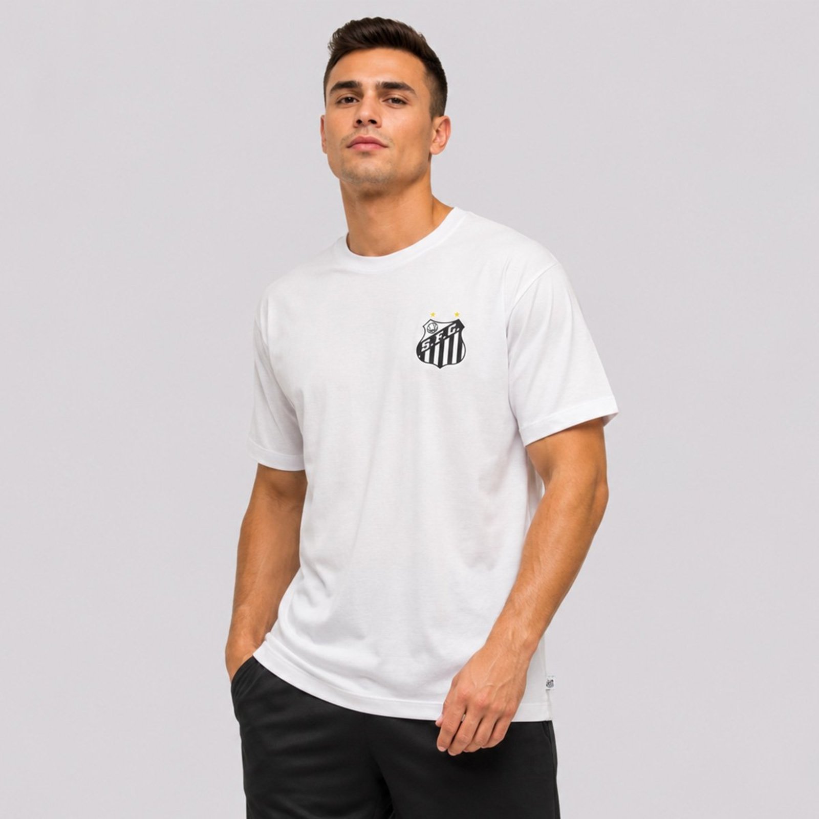 Camiseta Santos Memórias Oversized Branca