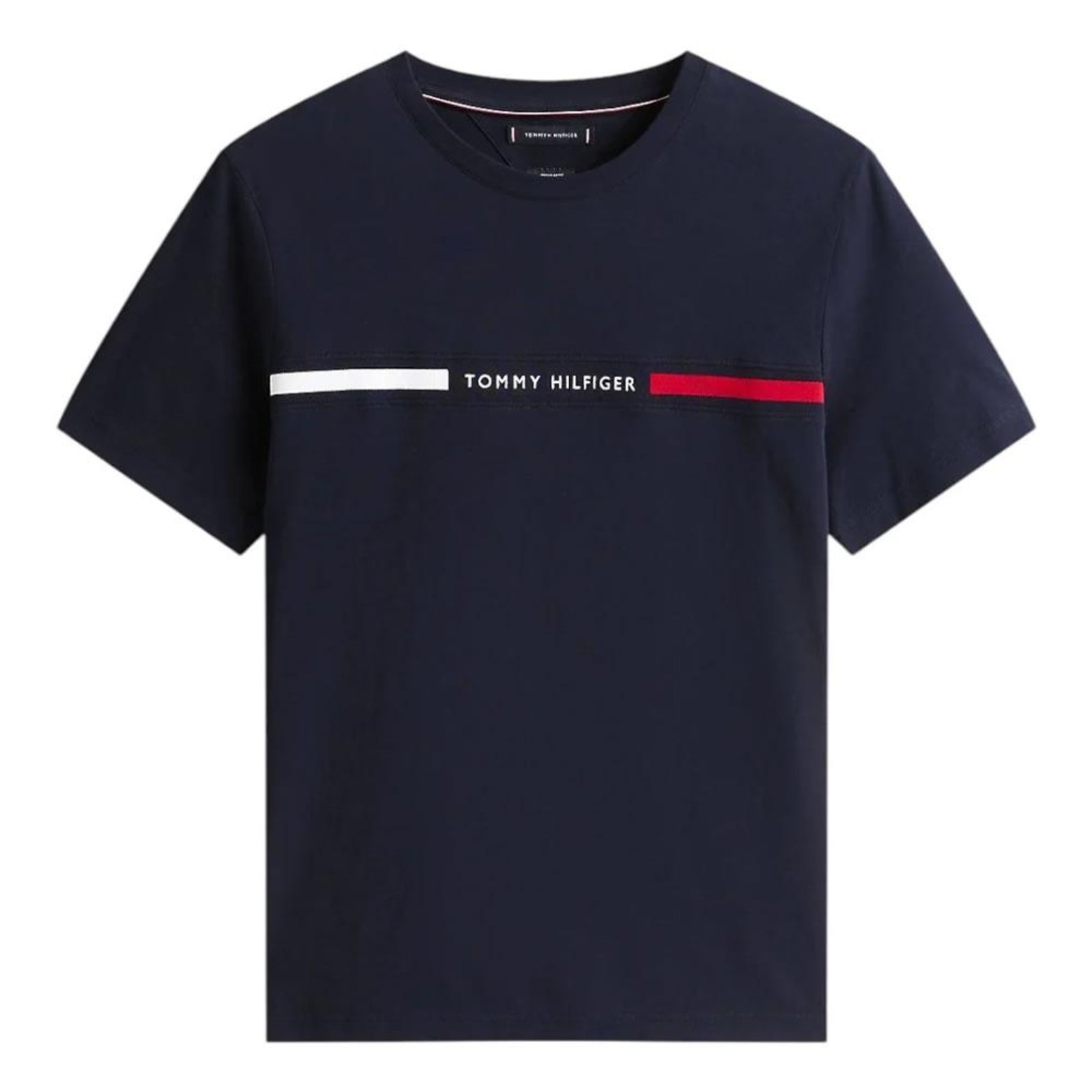 Camiseta Tommy Hilfiger Chest Insert Tee Azul Marinho