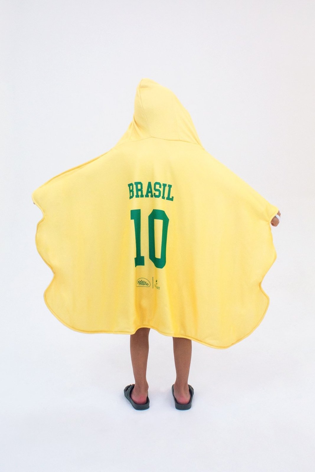 Toalha Capuz Canarinho Unissex Up Baby Amarelo
