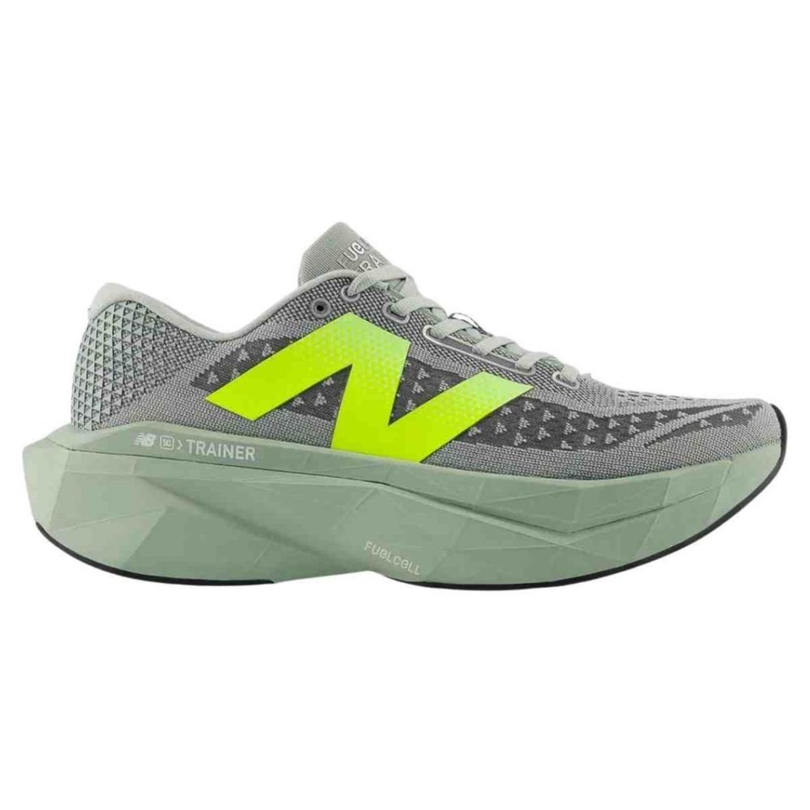 Tenis Corrida Masculino New Balance Fuelcell Supercomp Trainer V3 Verde Claro