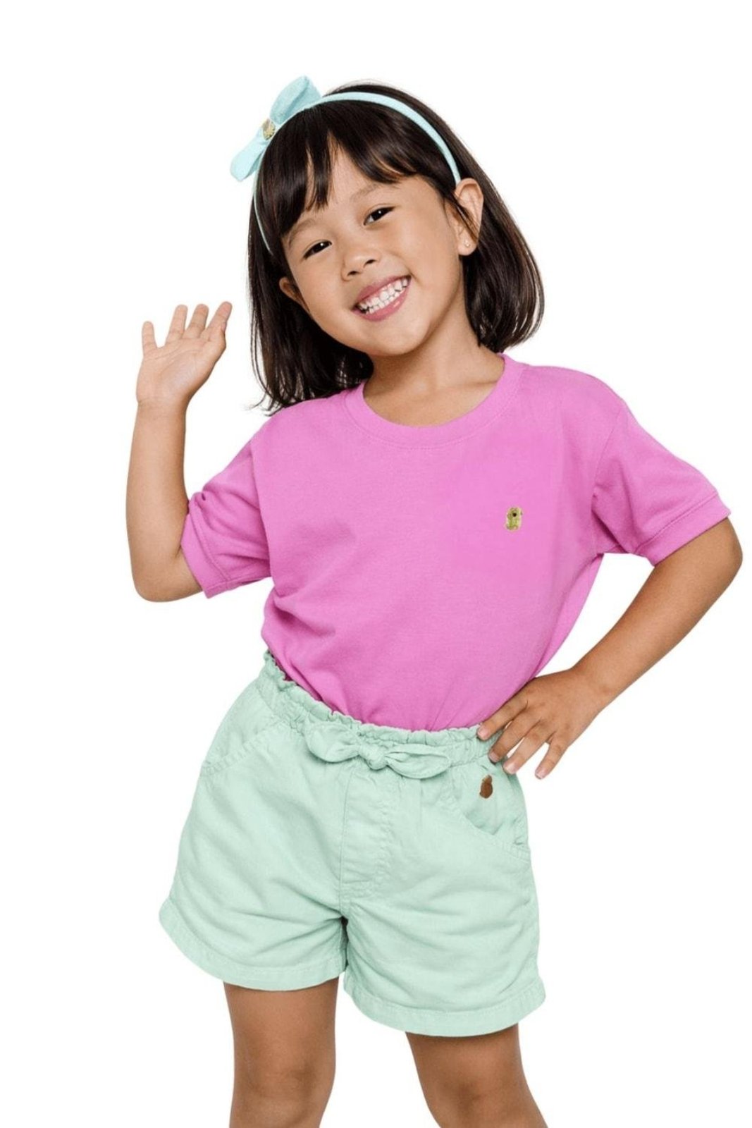 Infantil - Blusa Menina Básico Alphabeto Rosa