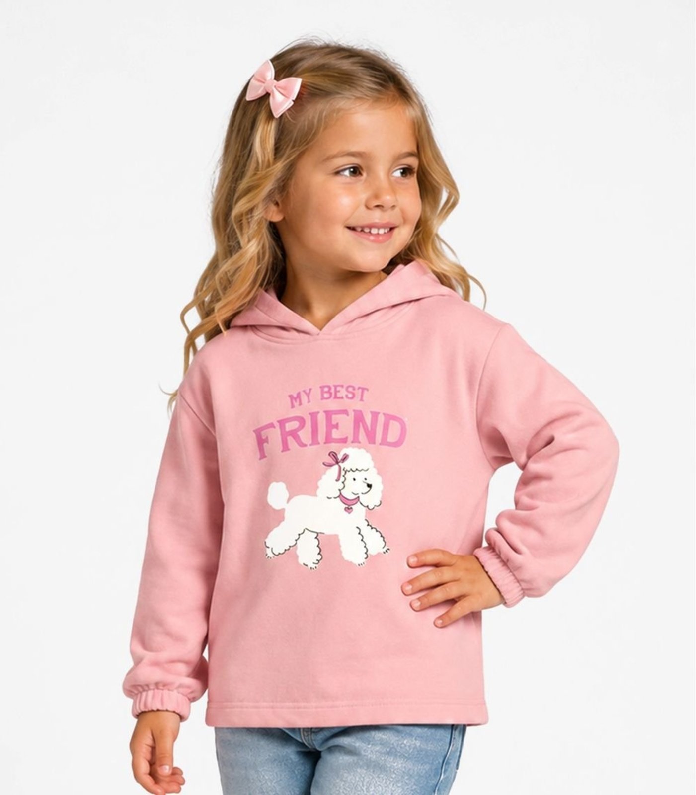 Infantil - Blusão Com Estampa Select Rosa