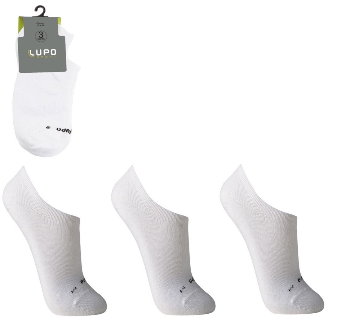 Meias Lupo -kit C/6 Pares Meias Sapatilha Sport Ref.3270-089