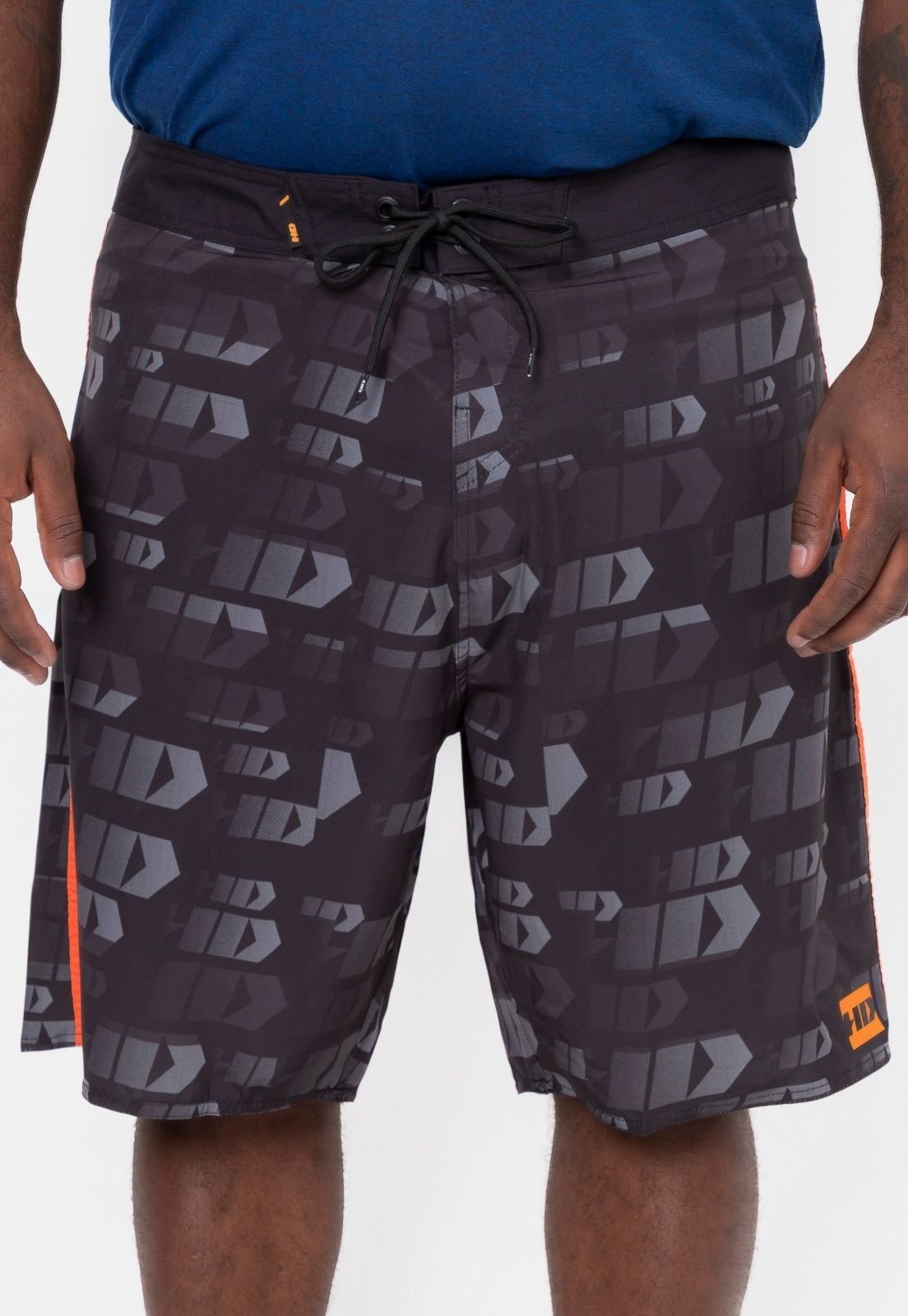Boardshort HD Plus Size Sucess Preto