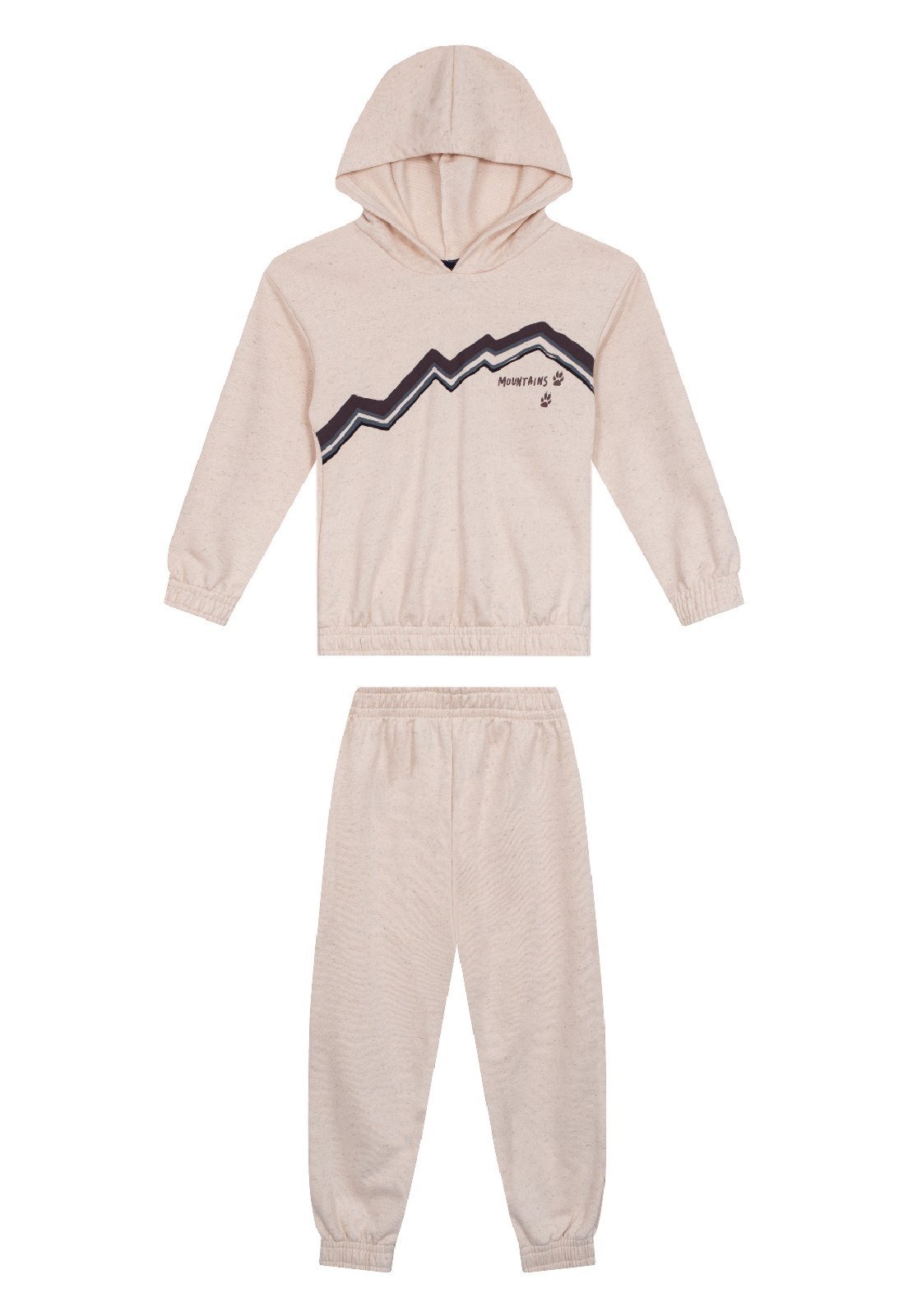 Infantil - Conjunto para Menino de Blusão e Calça Guloseima Bege