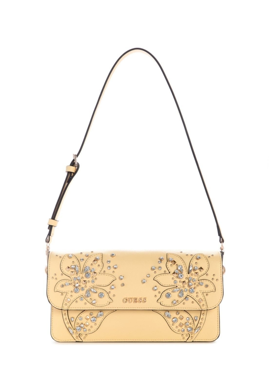Vista 2 Bolsa Guess Sadie Flap Shoulder Bag amarelo Guess amarelo