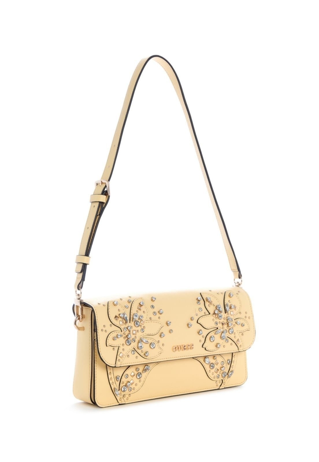 Vista 3 Bolsa Guess Sadie Flap Shoulder Bag amarelo Guess amarelo