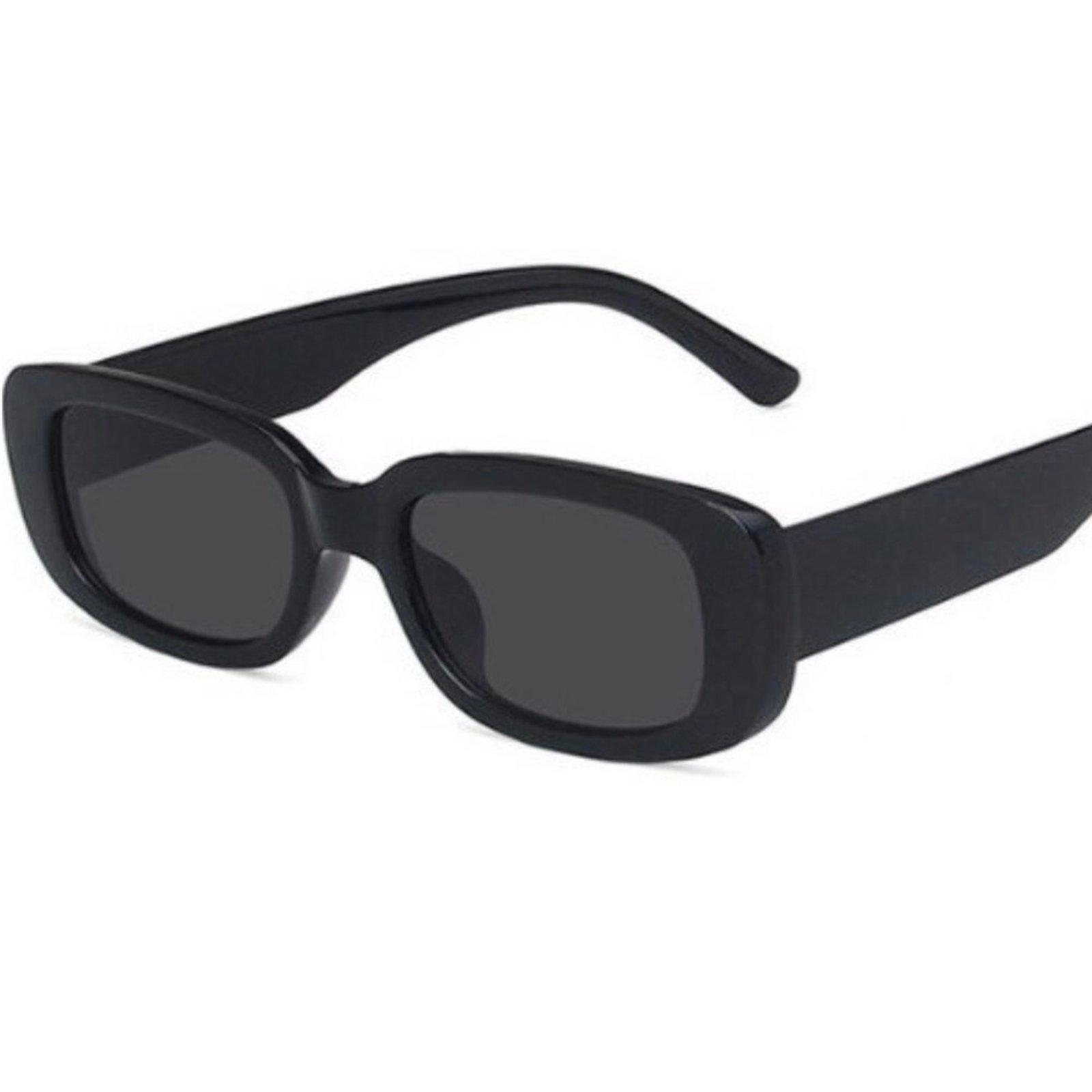 Óculos De Sol RICH Hype Vintage Retangular Preto