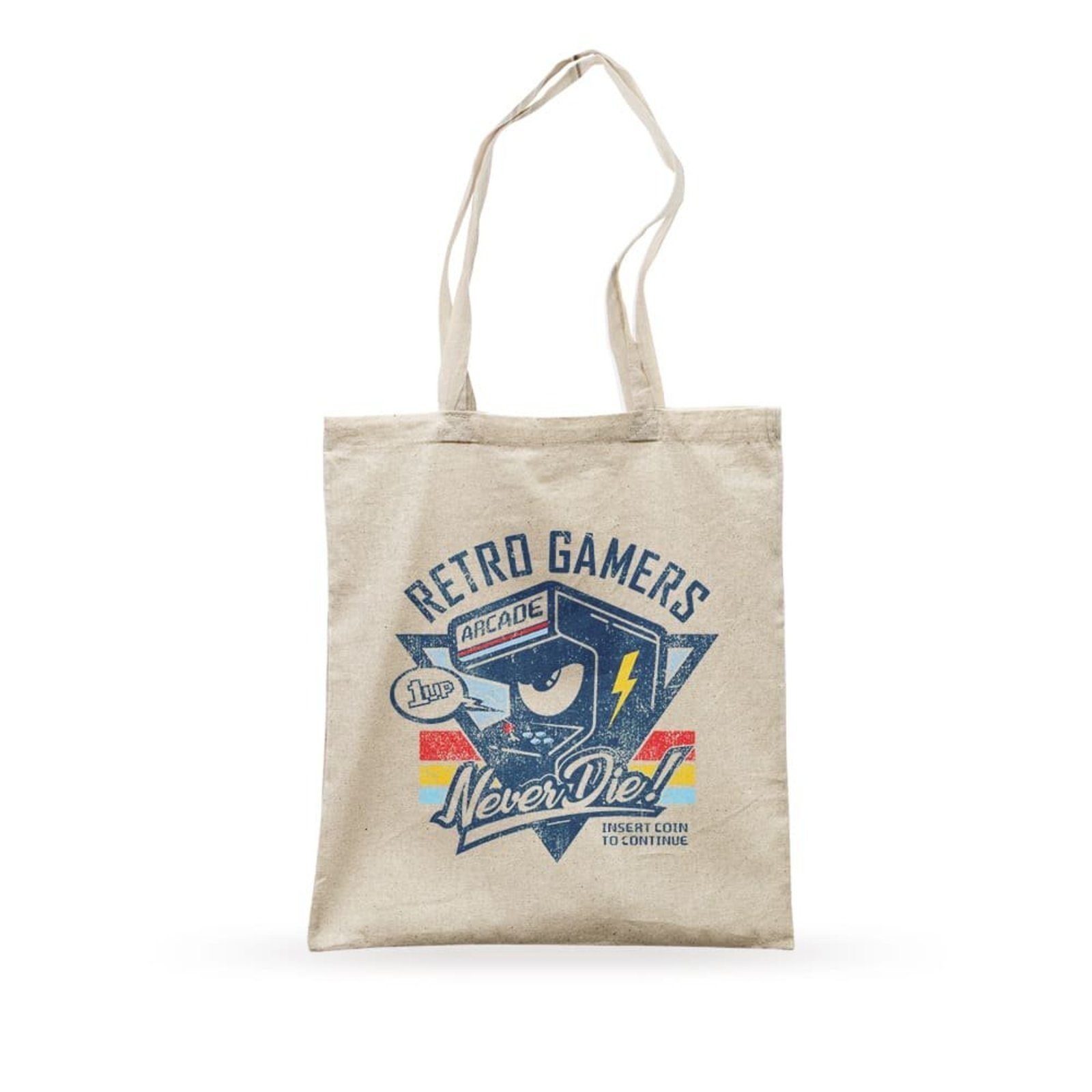 Ecobag Retro Gamers Arcade - Bege - Casual - Studio Geek