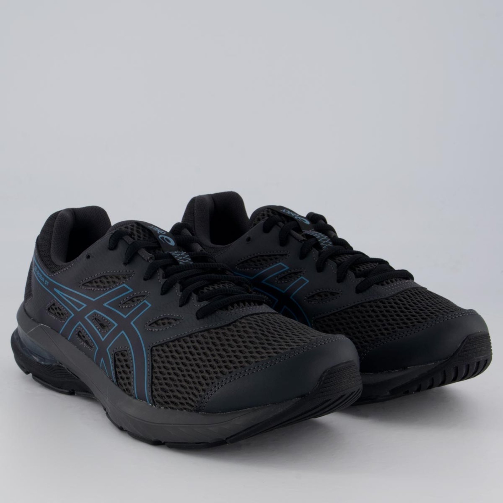 Vista 3 Tênis Asics Gel Shogun ST Escuro cinza ASICS cinza