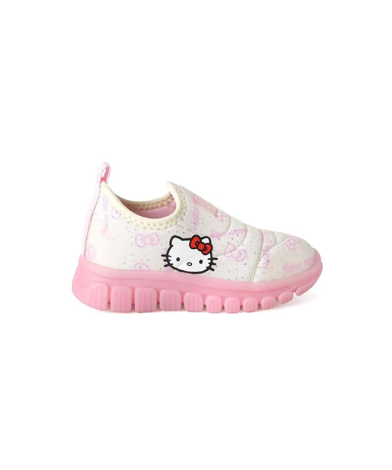 Infantil - Tênis Novopé Hello Kitty Led 28/32 Off White Incolor