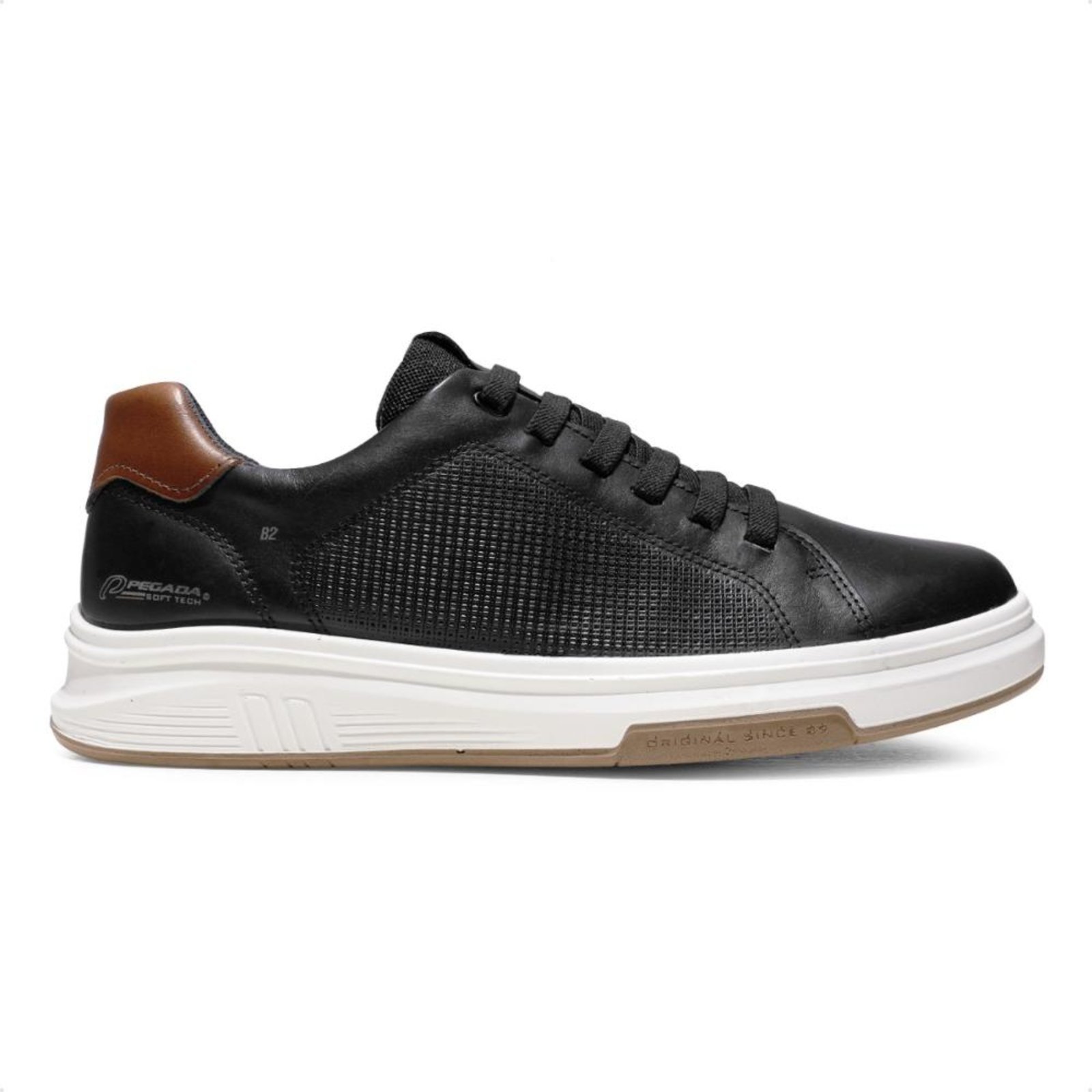 Sapatênis Pegada Trace Casual Masculino Preto