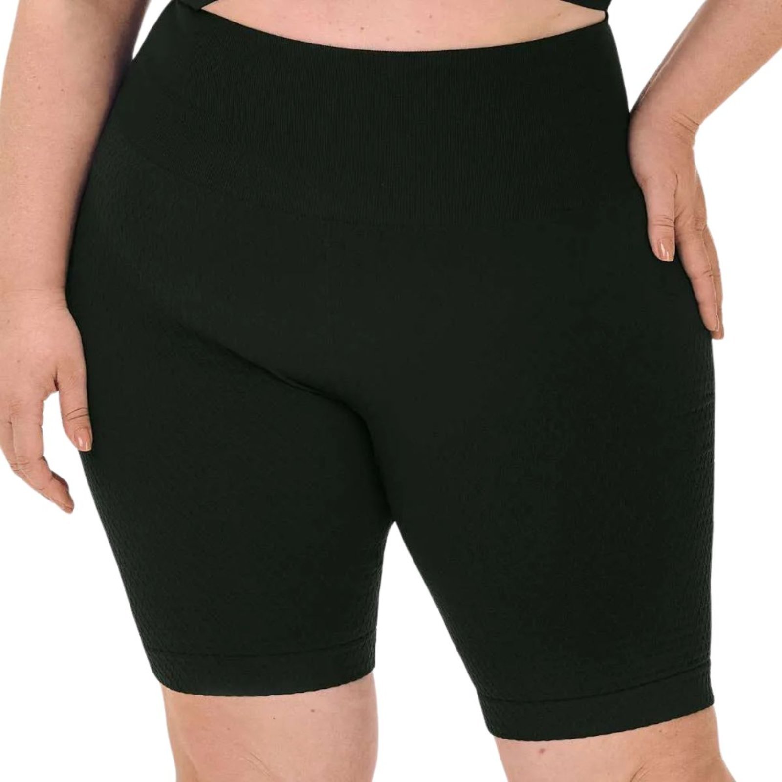 Bermuda Fitness Plus Size Sem Costura Zee Rucci