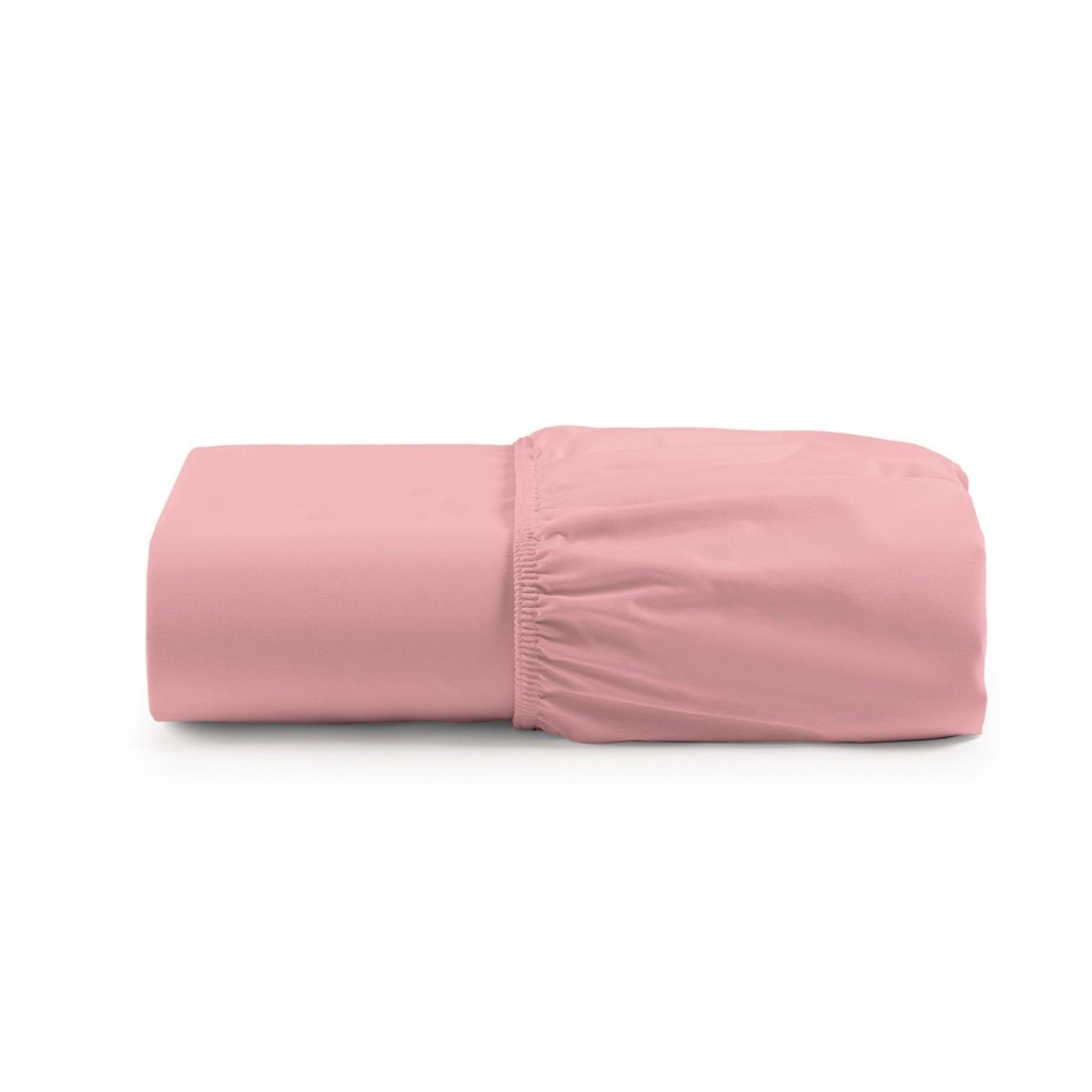 Lençol Bali Avulso de Baixo King com Elástico Percal 180 Fios 100% Algodão Rosa