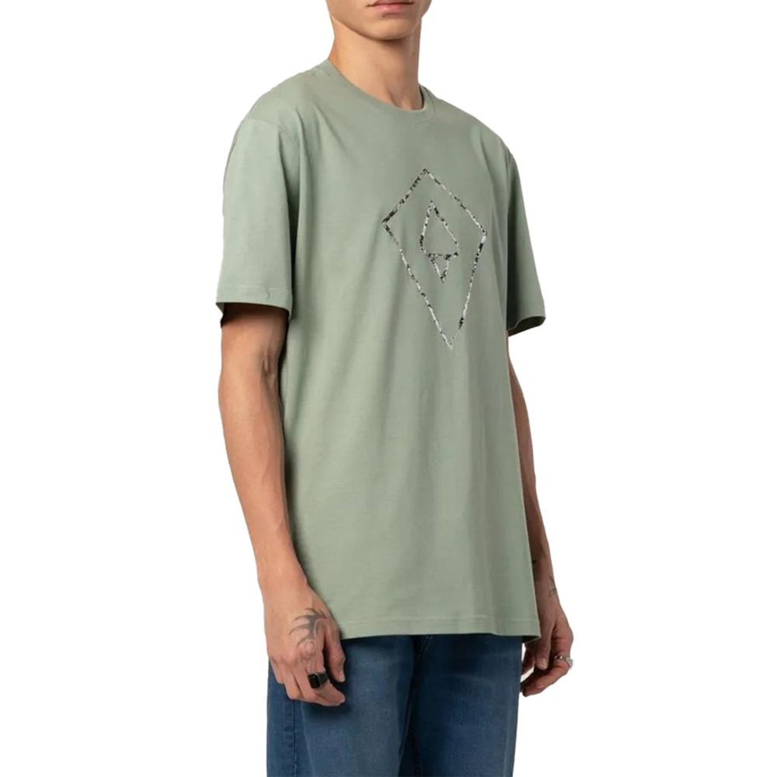 Camiseta MCD Pipa Espada Desgaste SM25 Verde Alvorada