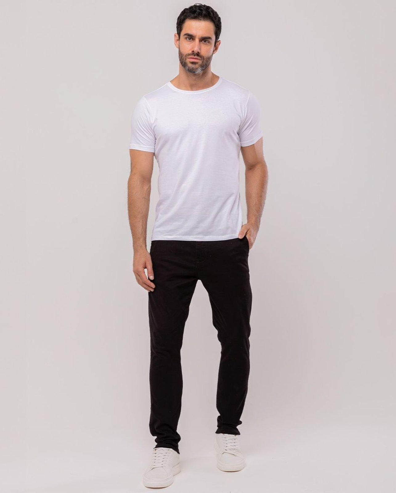 Calça Chino Masculina 11000 Preto Consciência