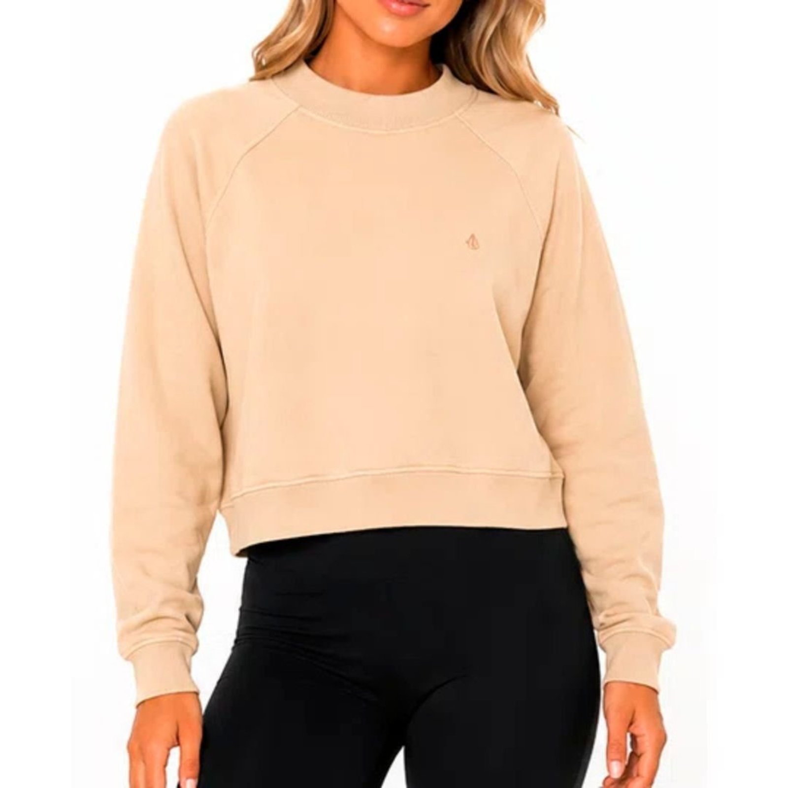 Moletom Feminino Volcom Single Stone - OFF WHITE