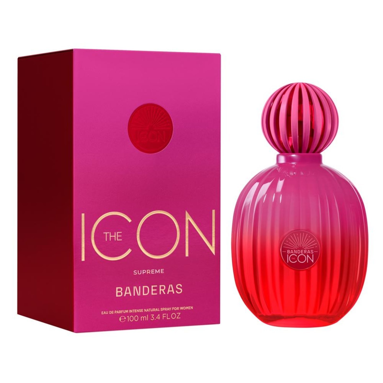 Vista 3 Banderas The Icon Woman Supre Intense Eau de Parfum Fem. 100ml incolor incolor