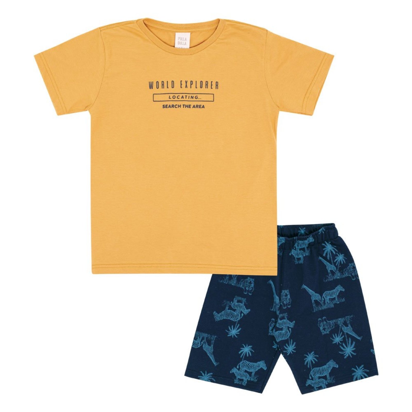 Infantil - Conjunto Menino - Ocre - 50778-345 Amarelo