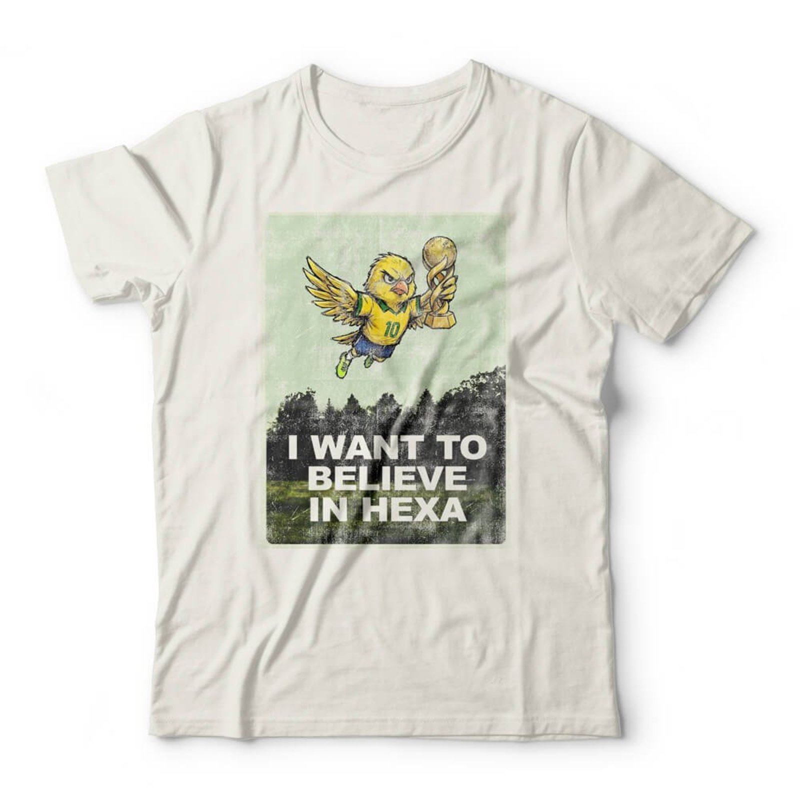 Camiseta I Want To Believe In Hexa - Off White