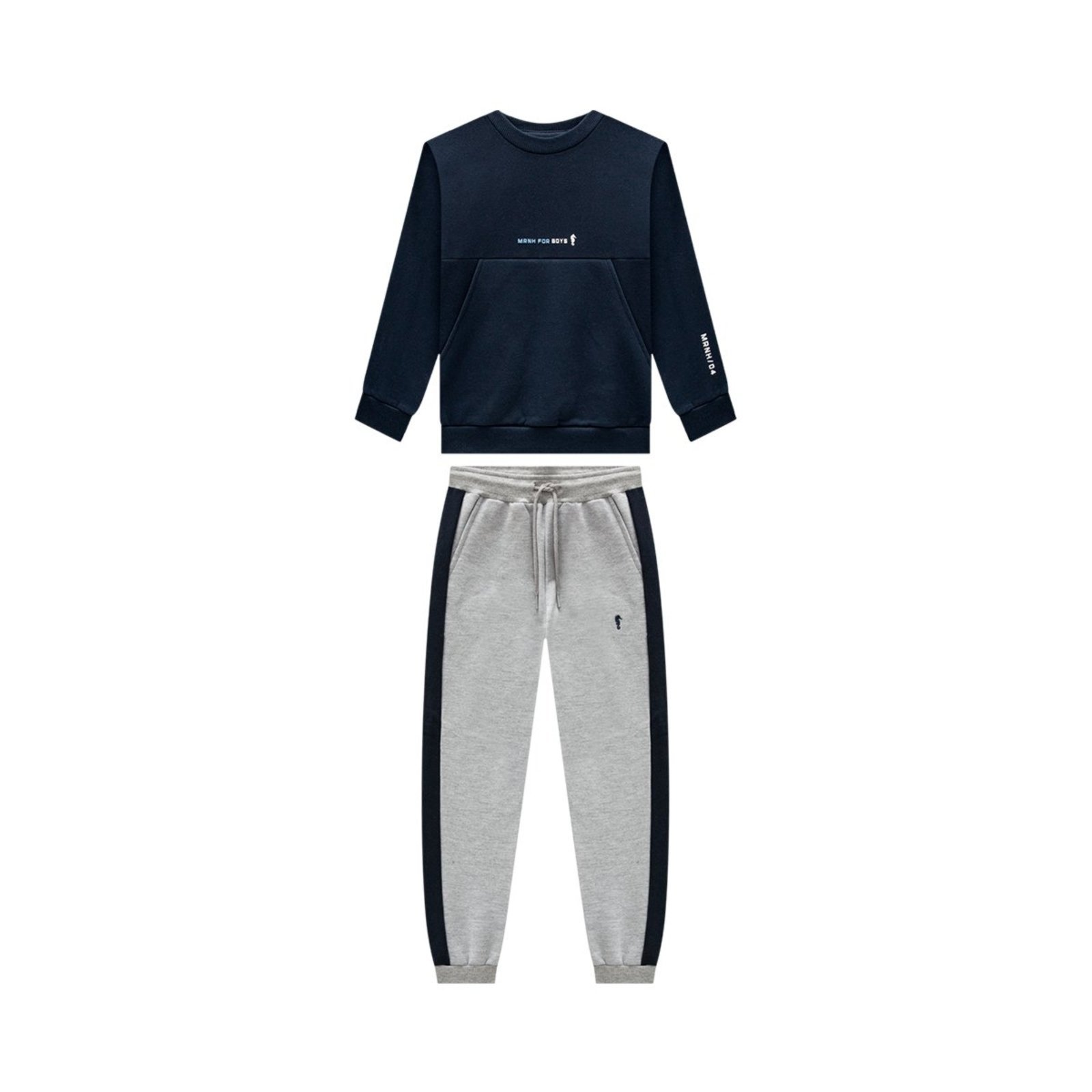 Infantil - Conjunto Masculino com Blusão e Calça em Moletom Confortável