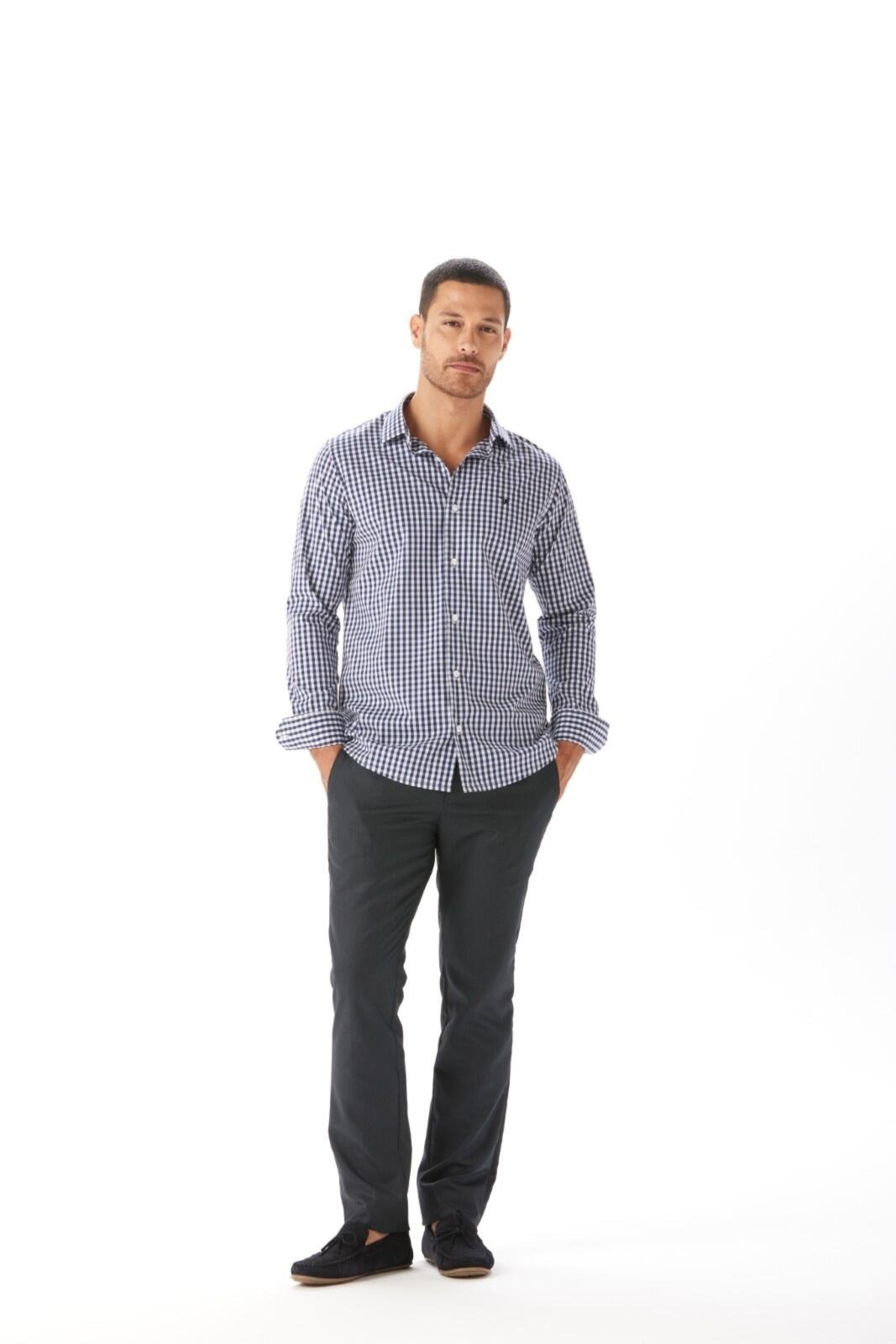 Camisa Slim Xadrez Traymon – Xadrez/Marinho – Xgg