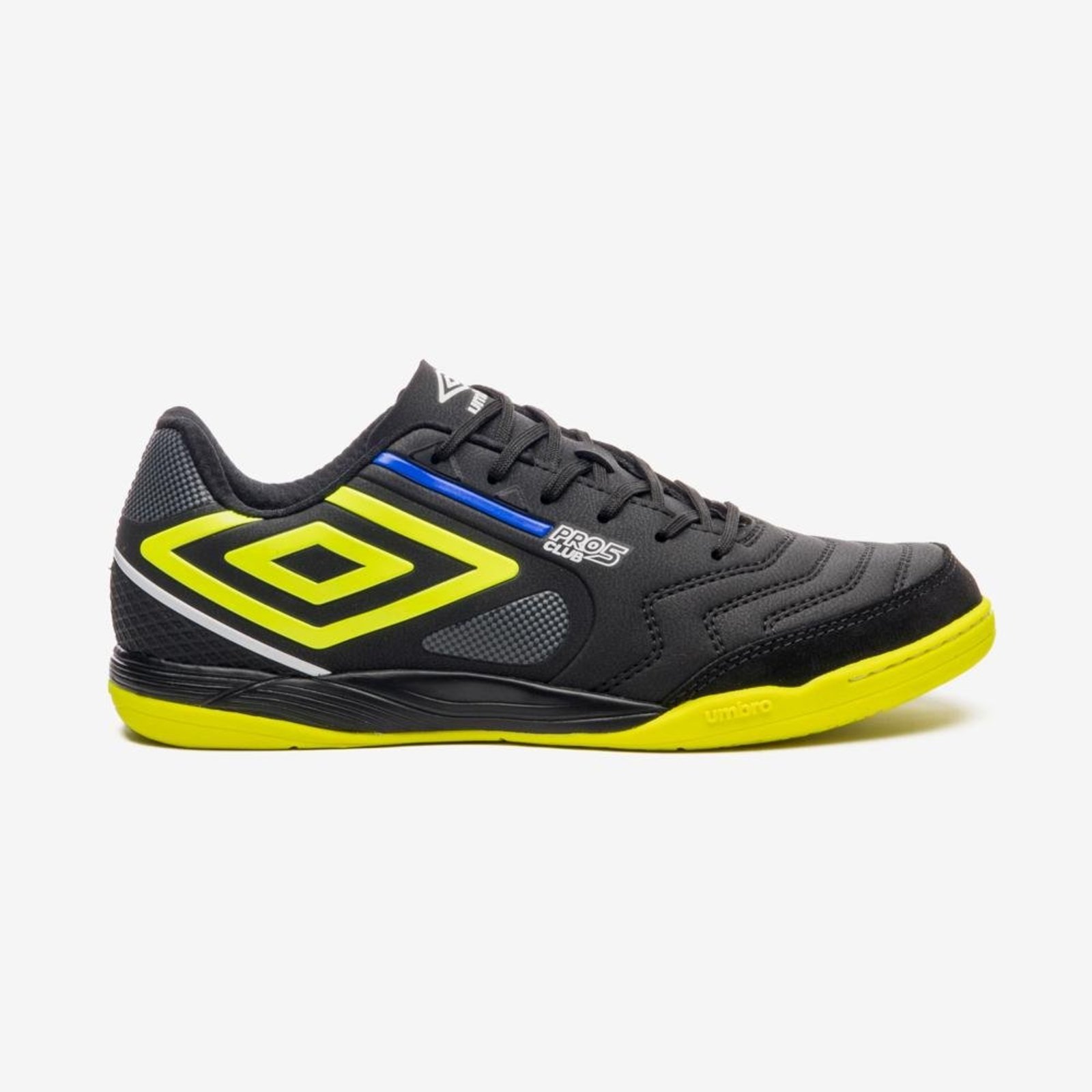 Chuteira Futsal Umbro Pro 5 Bump Club Incolor