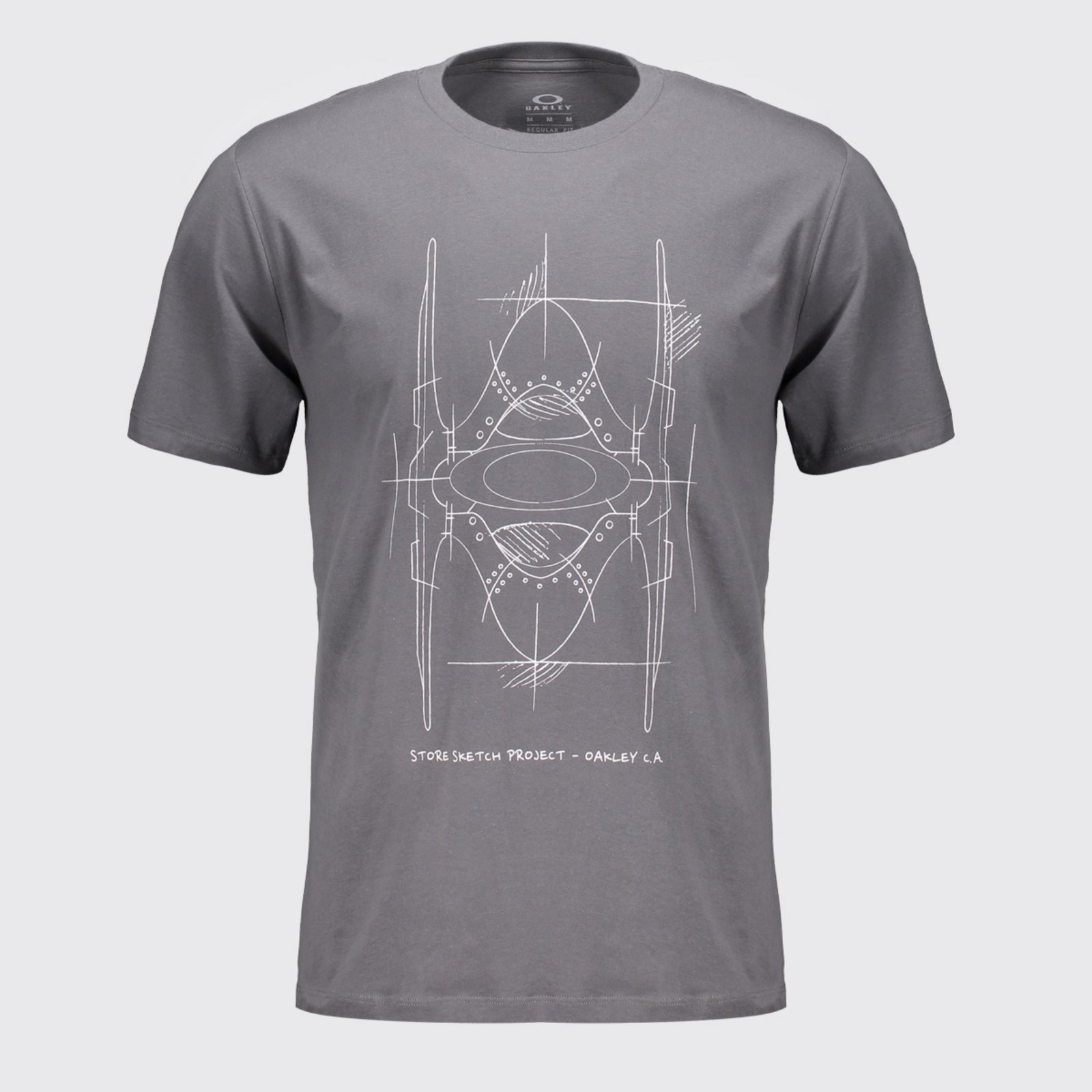 Camiseta Oakley O-Store Sketch SS Cinza