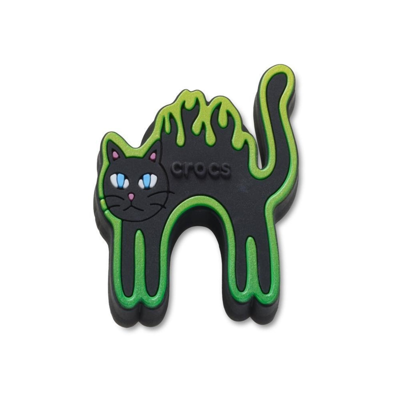 Infantil - Jibbitz™ Gato de Fogo Led UNICO Branco